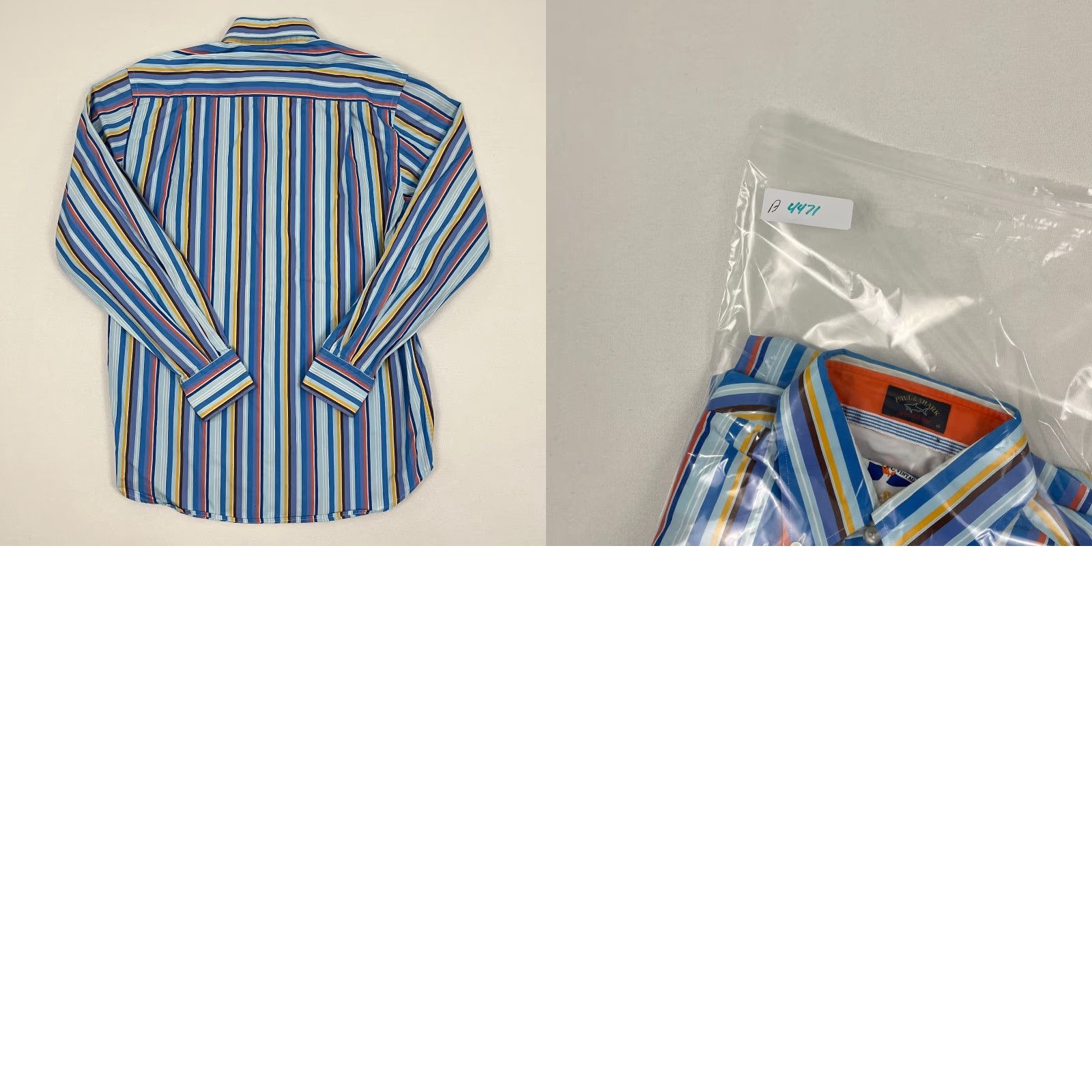 Paul & Shark Paul & Shark Yachting Shirt Button-Down Multicolor Striped Cotton Men Sz 40 Prep Button-Up Size US L / EU 52-54 / 3 - 8 Thumbnail