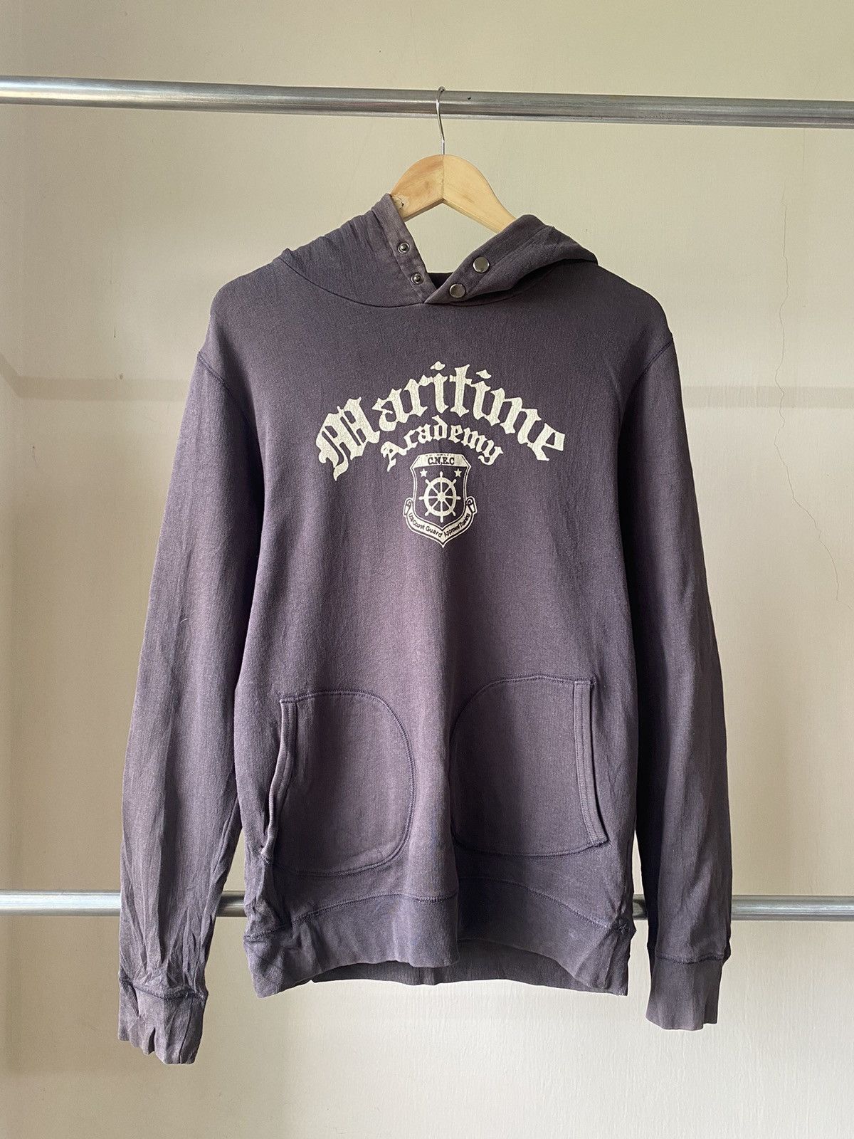 Japanese Brand × Le Grande Bleu (L.G.B.) FADED MARITIME COEN JAPAN PULLOVER HOODIE 90s Size US M / EU 48-50 / 2 - 2 Thumbnail