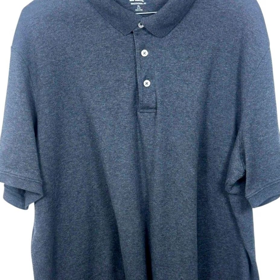 Lands' End Lands' End Dark Gray Polo Shirt XL Regular Fit - Mens Size US XL / EU 56 / 4 - 5 Thumbnail