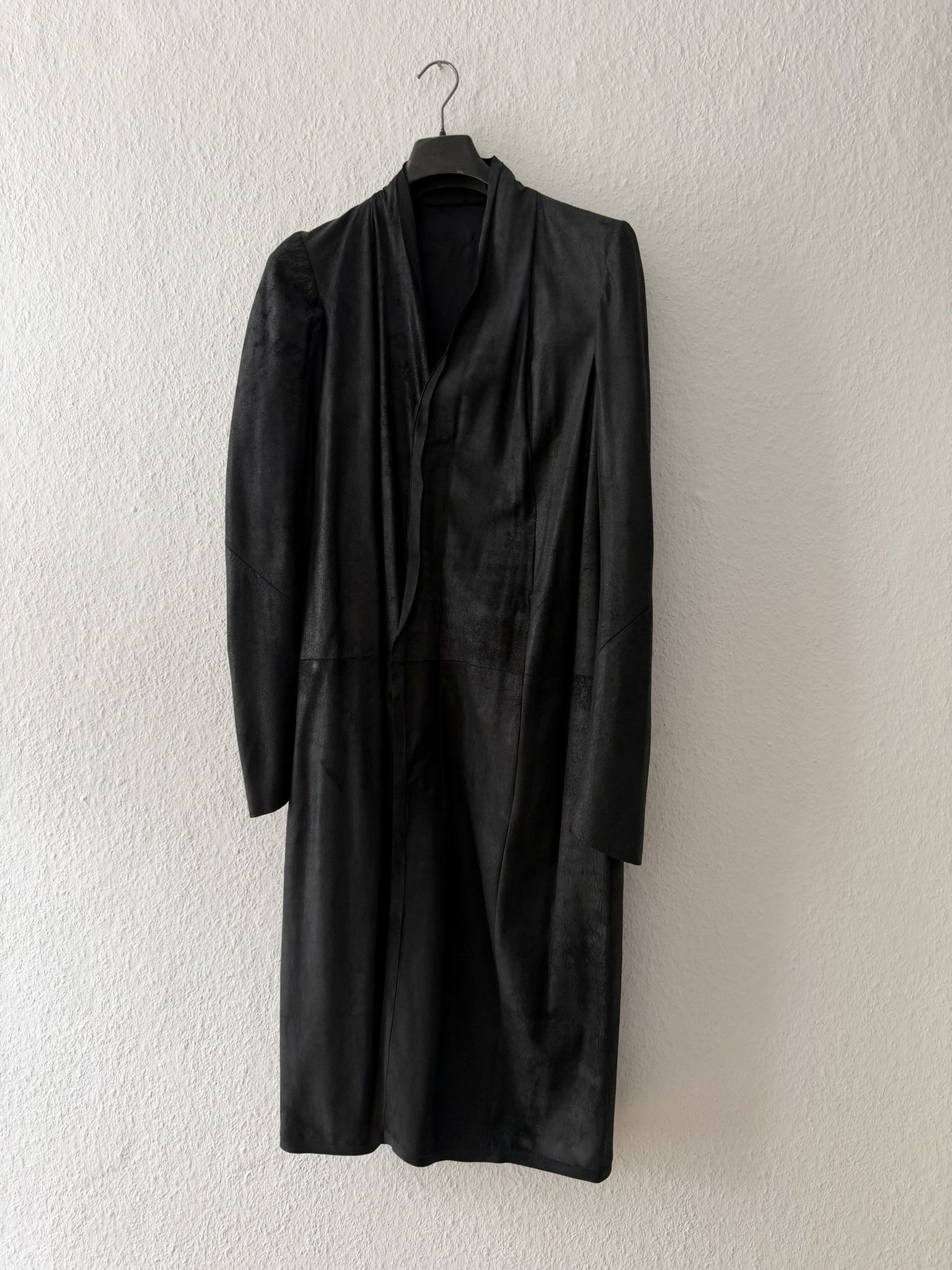 Rick Owens S/S 13 "ISLAND" Blistered Lamb Leather Coat Rick Owens Size US L / EU 52-54 / 3 - 2 Thumbnail