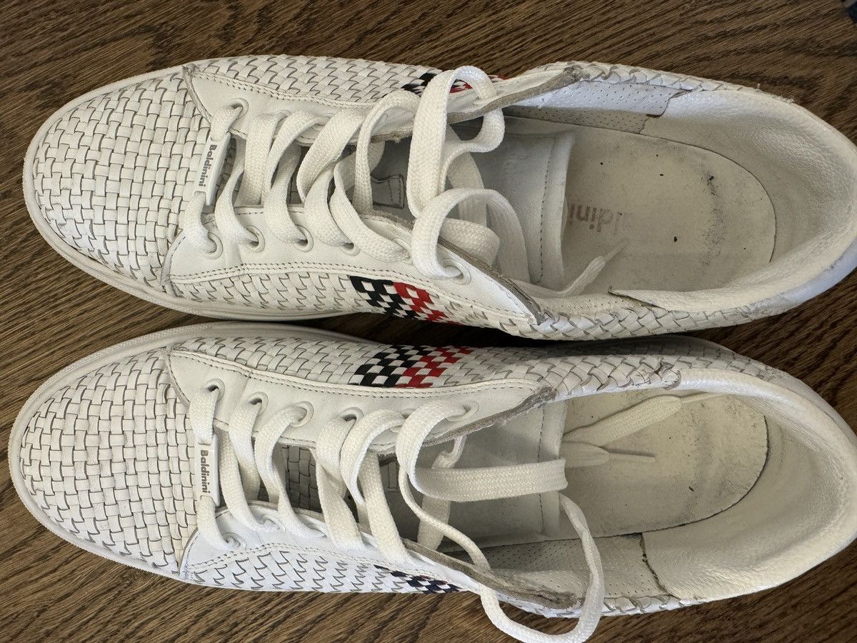 Baldinini Baldinini - Leather Woven Italian Designer Trainers Size US 10 / EU 43 - 2 Thumbnail