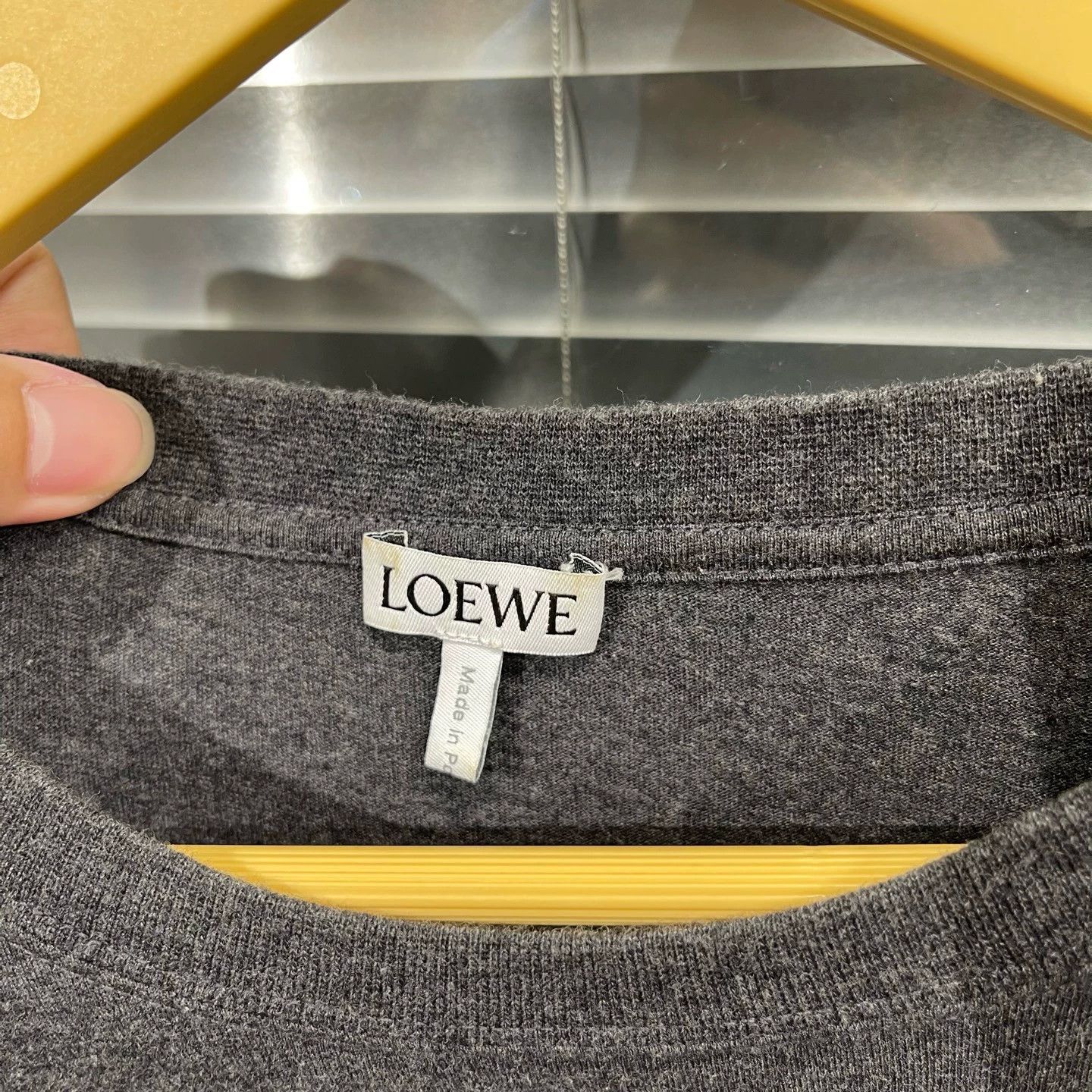 Loewe Loewe Haze Gray Classic Embroidered Logo T-Shirt L 99 New Size L / US 10 / IT 46 - 3 Thumbnail