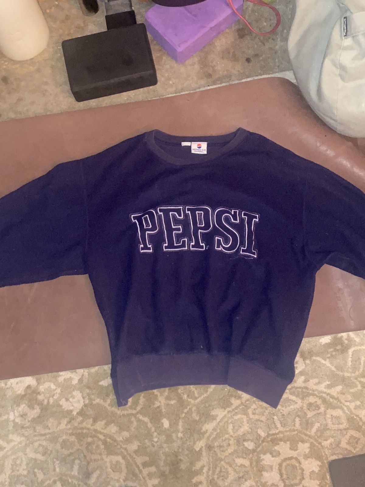 Pepsi Navy Blue Pepsi Sweater Size US M / EU 48-50 / 2 - 1 Thumbnail