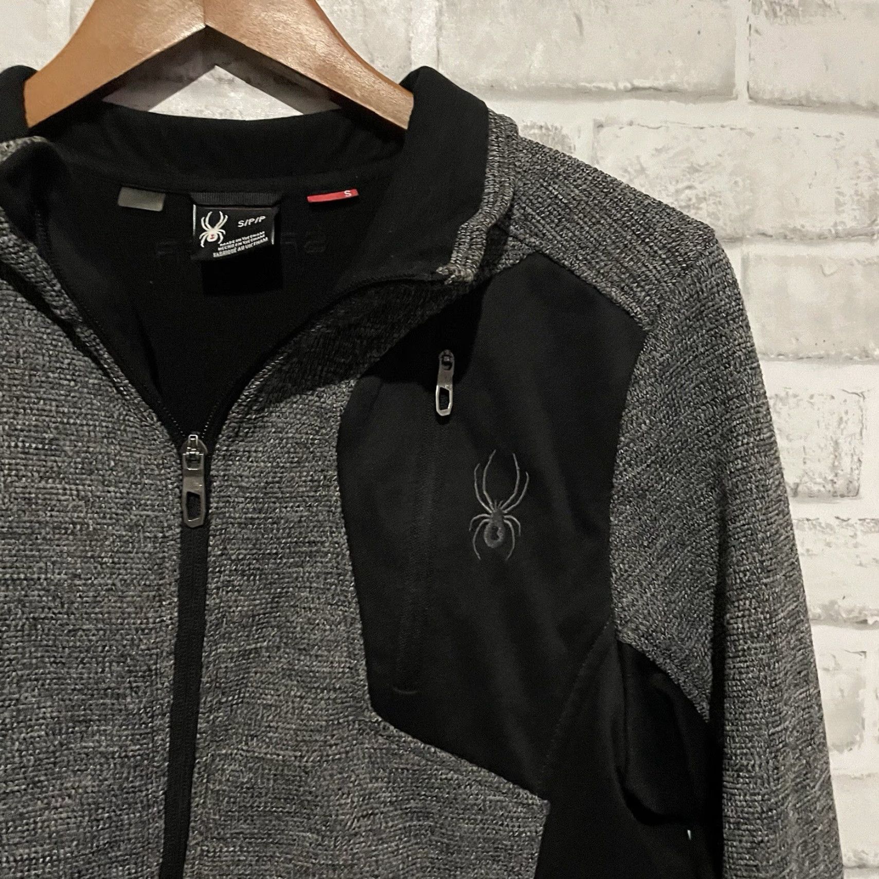 Spyder Spyder Gray Zip-Up Jacket Mens Size S 100% Polyester Windbreaker Size US S / EU 44-46 / 1 - 2 Thumbnail