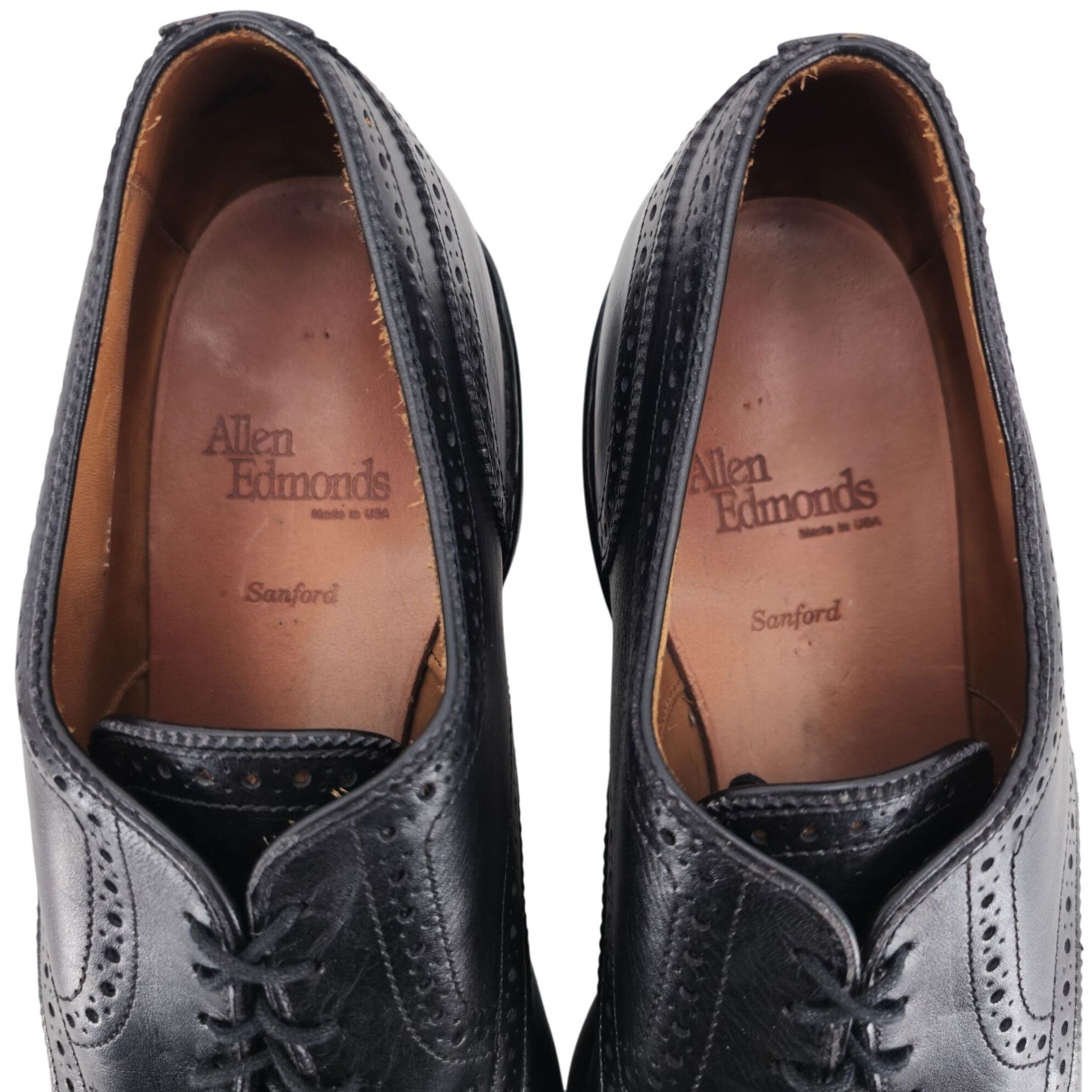 Allen Edmonds Vintage Allen Edmonds Dress Shoes Men's 10.5D Black Leather Size US 10.5 / EU 43-44 - 5 Thumbnail