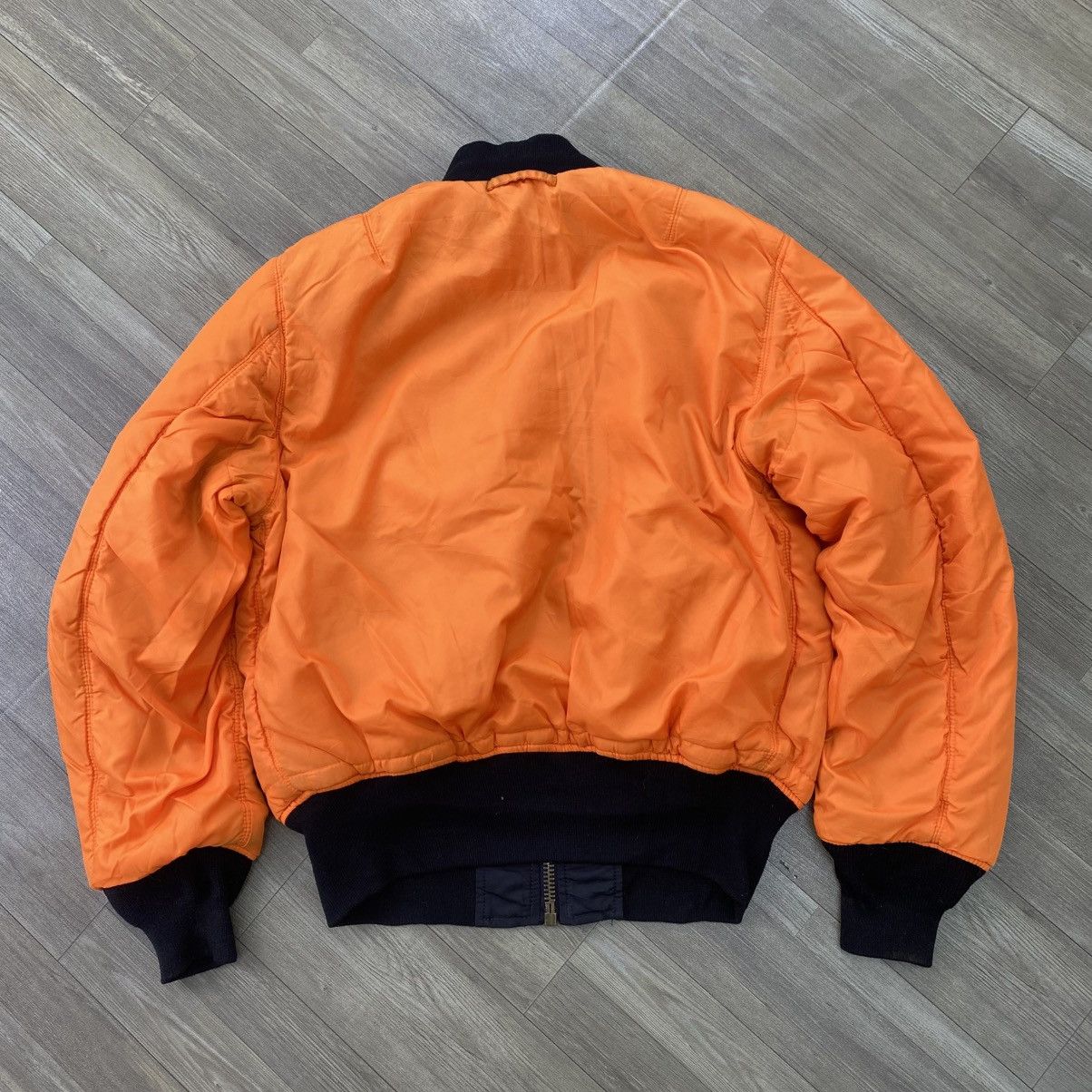 Alpha Industries Vintage Alpha Industries MA-1 Black Military Bomber Jacket Size US M / EU 48-50 / 2 - 12 Thumbnail