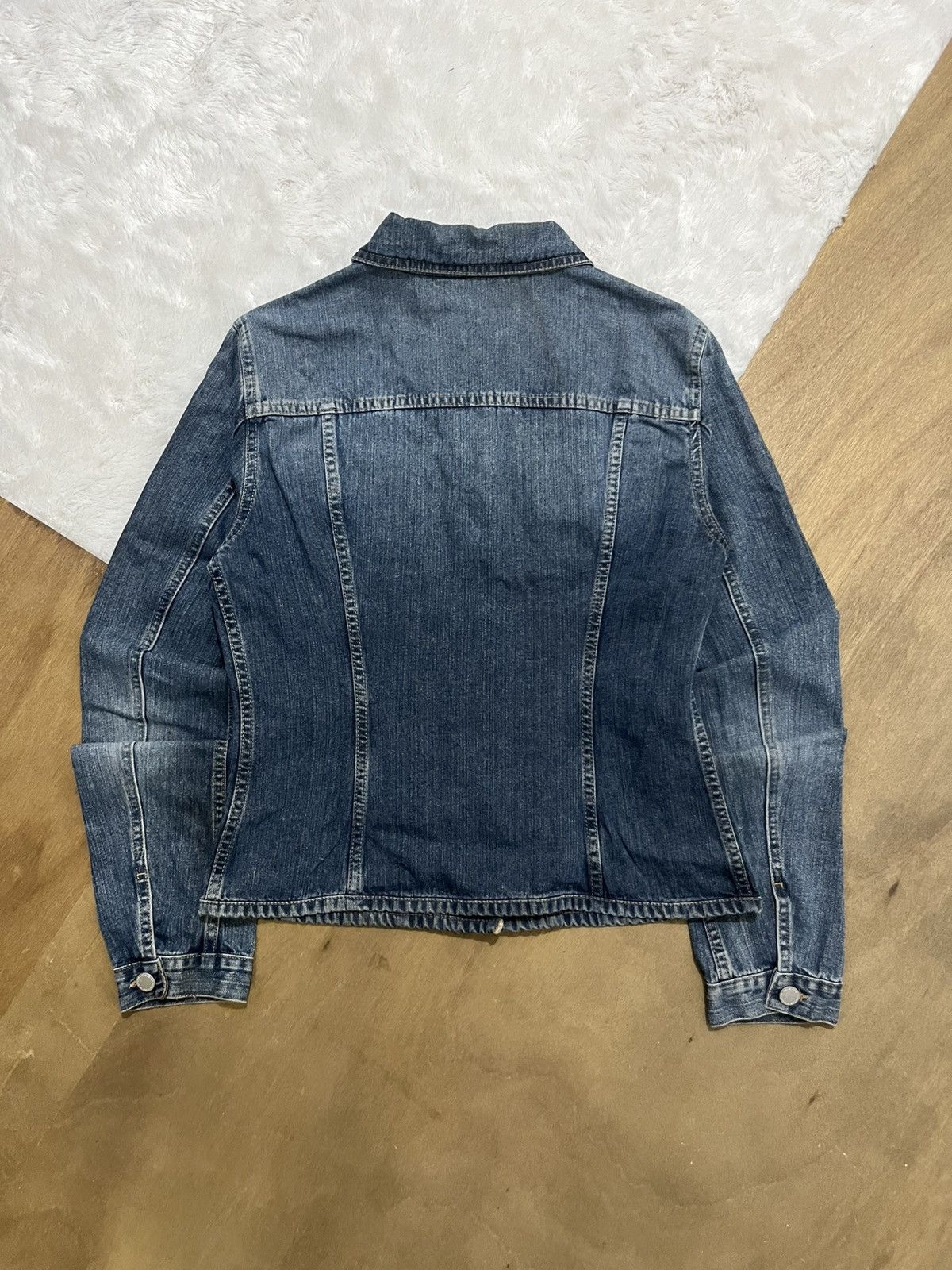 Other Benetton Denim Jacket Made in Italy Size M Size M / US 6-8 / IT 42-44 - 7 Thumbnail