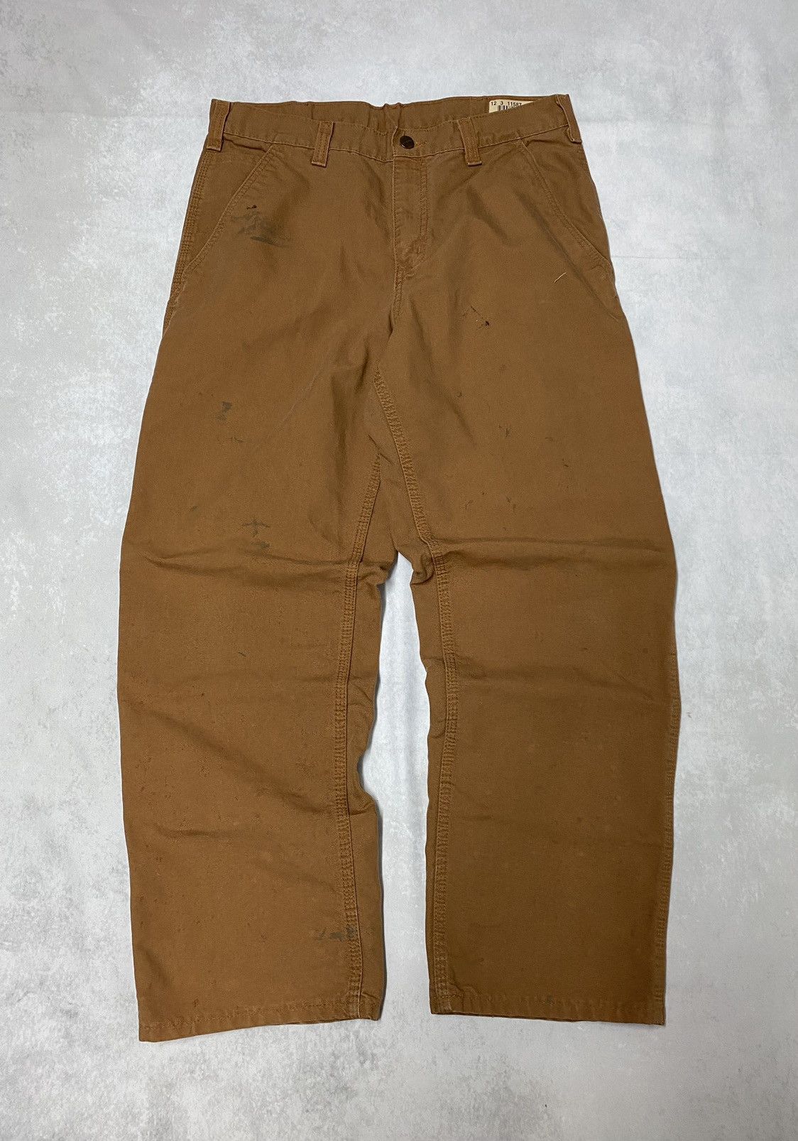 Carhartt × Vintage Vintage Carharrt 2000’s Streetwear Workwear Pants (32x29) Size US 32 / EU 48 - 2 Thumbnail
