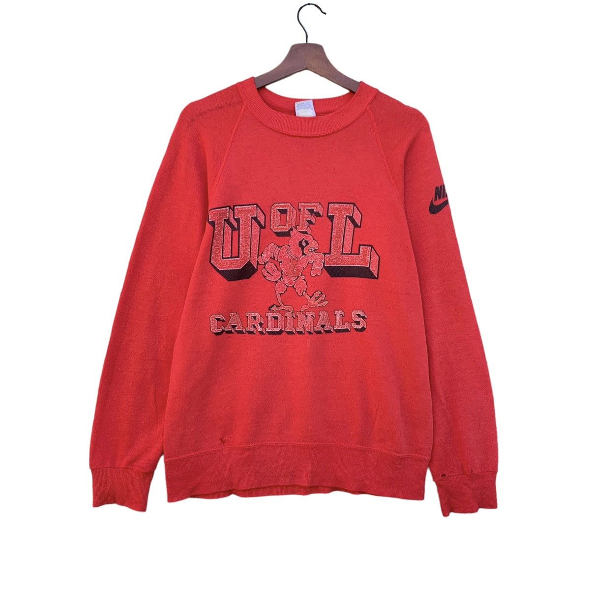 NCAA Rare! Vintage 80s Nike Louisville Cardinals Football Size US M / EU 48-50 / 2 - 1 Thumbnail