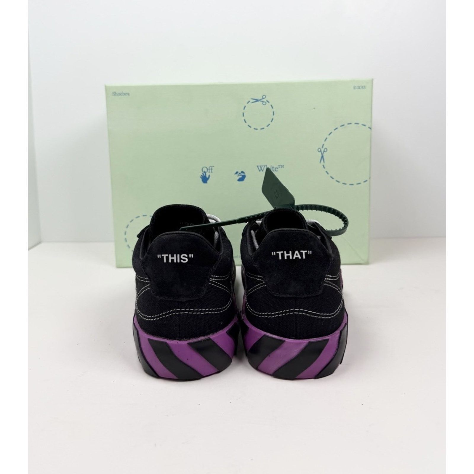 Off-White Size 36EU/6W - Off-White Vulcanized Canvas Black Size US 6 / IT 36 - 6 Thumbnail
