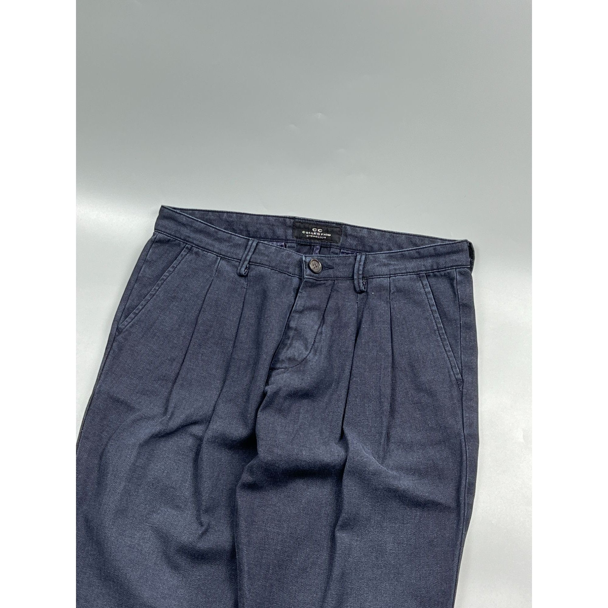 Corneliani Corneliani Collection Pleated Front Denim Jeans (Y0800) Size US 34 / EU 50 - 3 Thumbnail