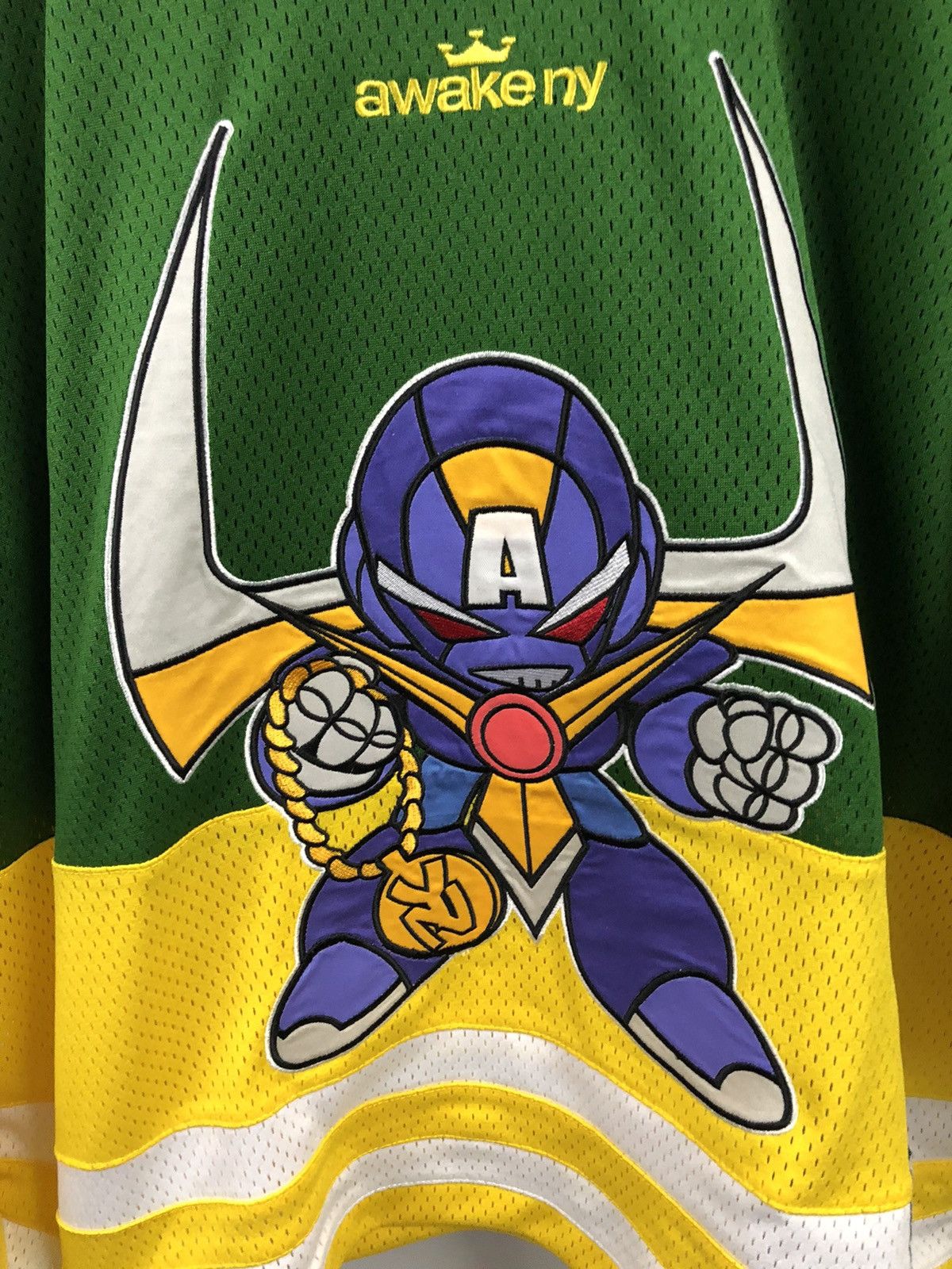 Awake NY Awake NY Robo Green Yellow Hockey Jersey Large Size US L / EU 52-54 / 3 - 5 Thumbnail