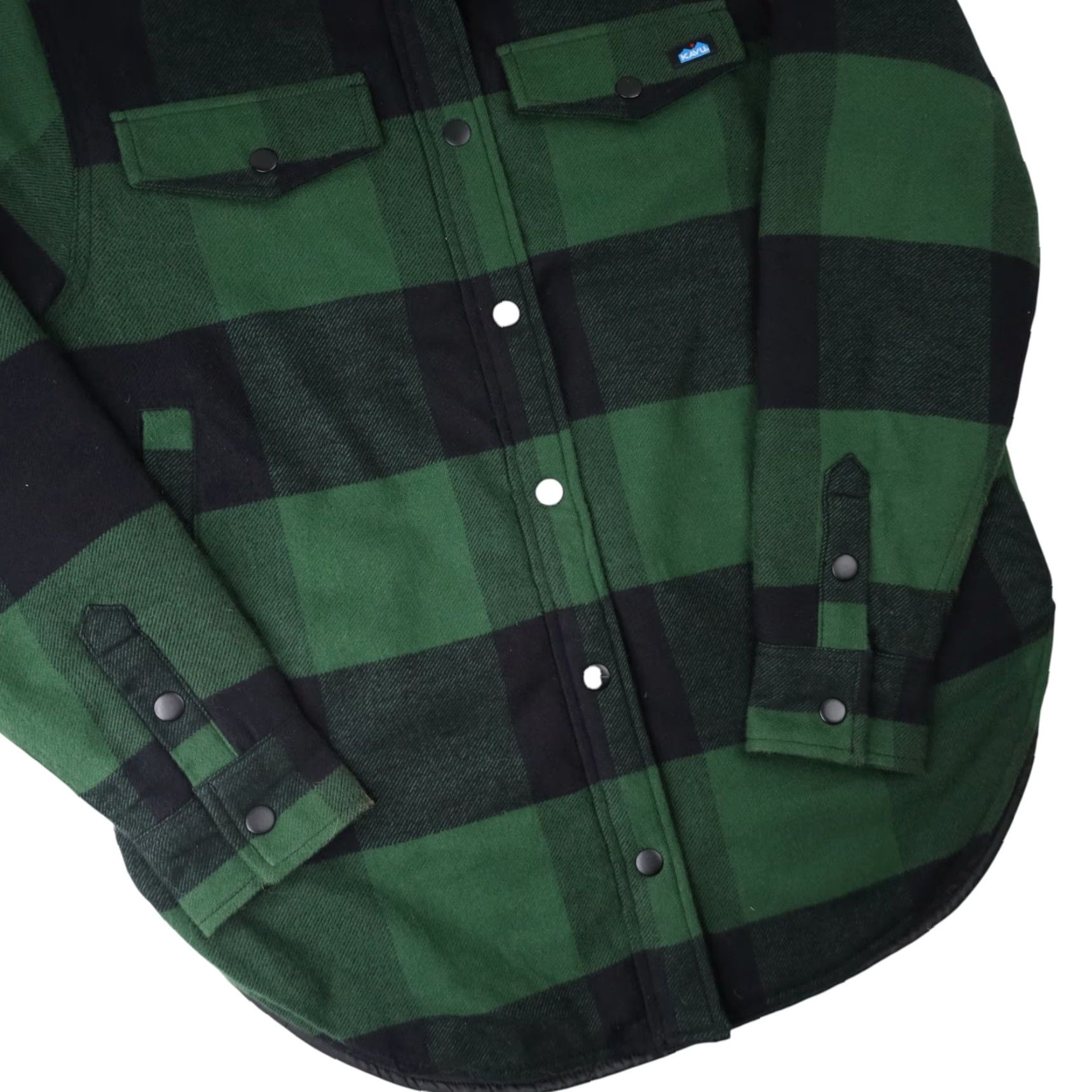 KAVU Kavu Shirt Jacket XS Mens Quilted Flannel Green Size US XS / EU 42 / 0 - 3 Thumbnail