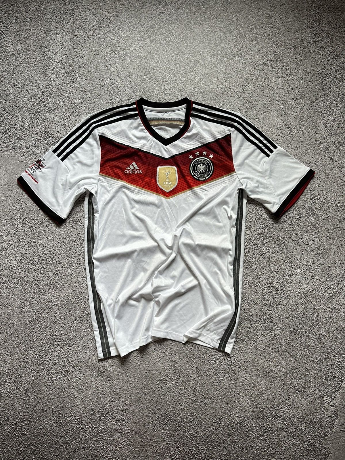 Germany FIFA World Champions 2014 good Soccer Jersey Men’s size 2XL Adidas ClimaLite