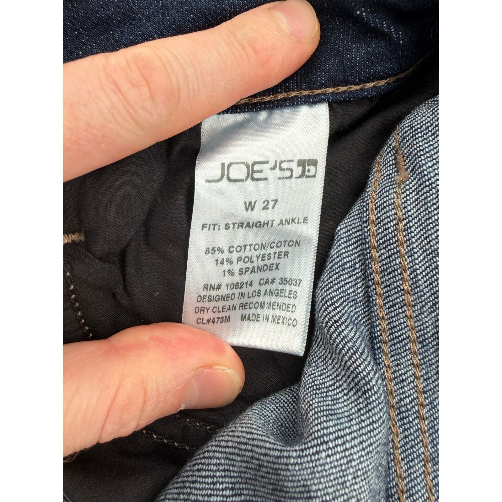 Joe's NWT Joe’s Jeans Farrah Straight Ankle Cropped Cut Off Denim Size 27" / US 4 / IT 40 - 6 Thumbnail