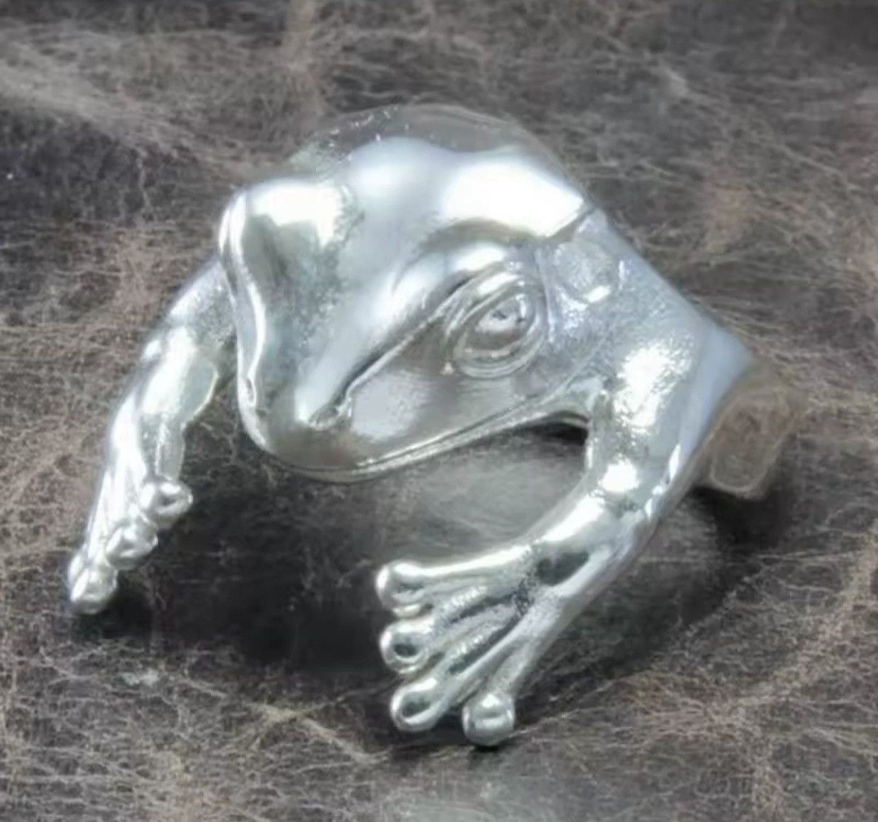 Other Cute Frog Adjustable Finger Rings Size ONE SIZE - 3 Thumbnail