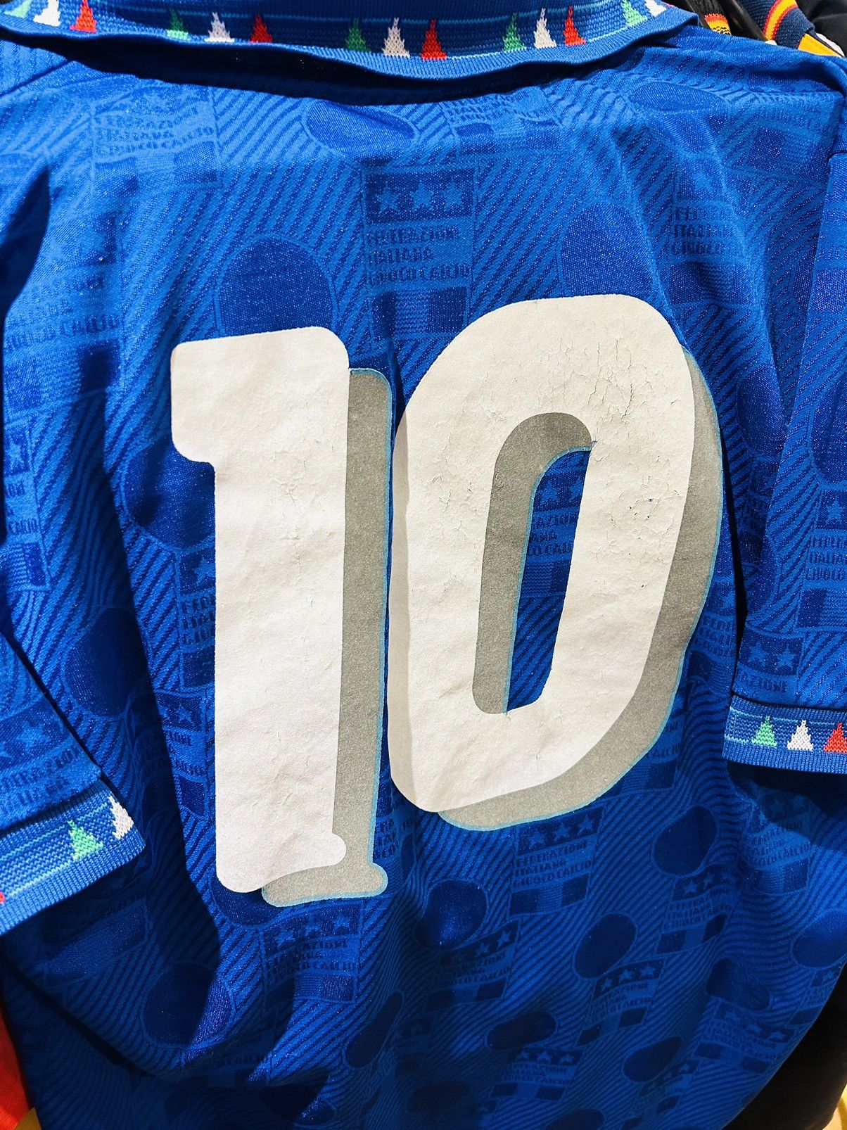Diadora × Vintage Italia 1992 home Baggio jersey Size US L / EU 52-54 / 3 - 3 Thumbnail