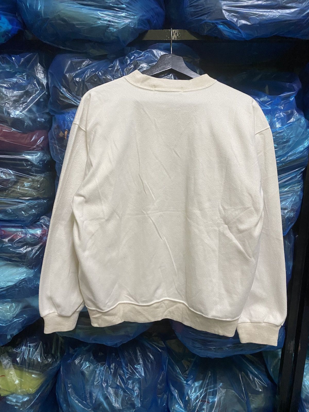 Other Vintage Rudolph Valentino Sweatshirt Cream Minimalist Logo Size US M / EU 48-50 / 2 - 5 Thumbnail
