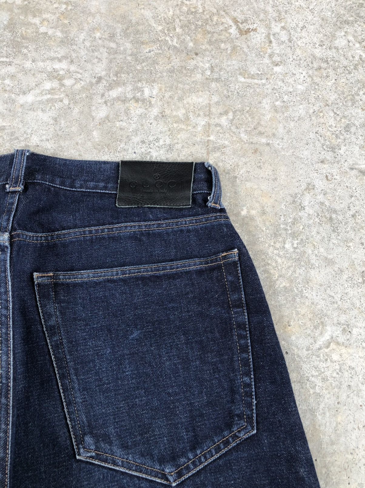 Tom Ford Gucci Selvedge Denim Distressed Jeans Size US 32 / EU 48 - 18 Thumbnail