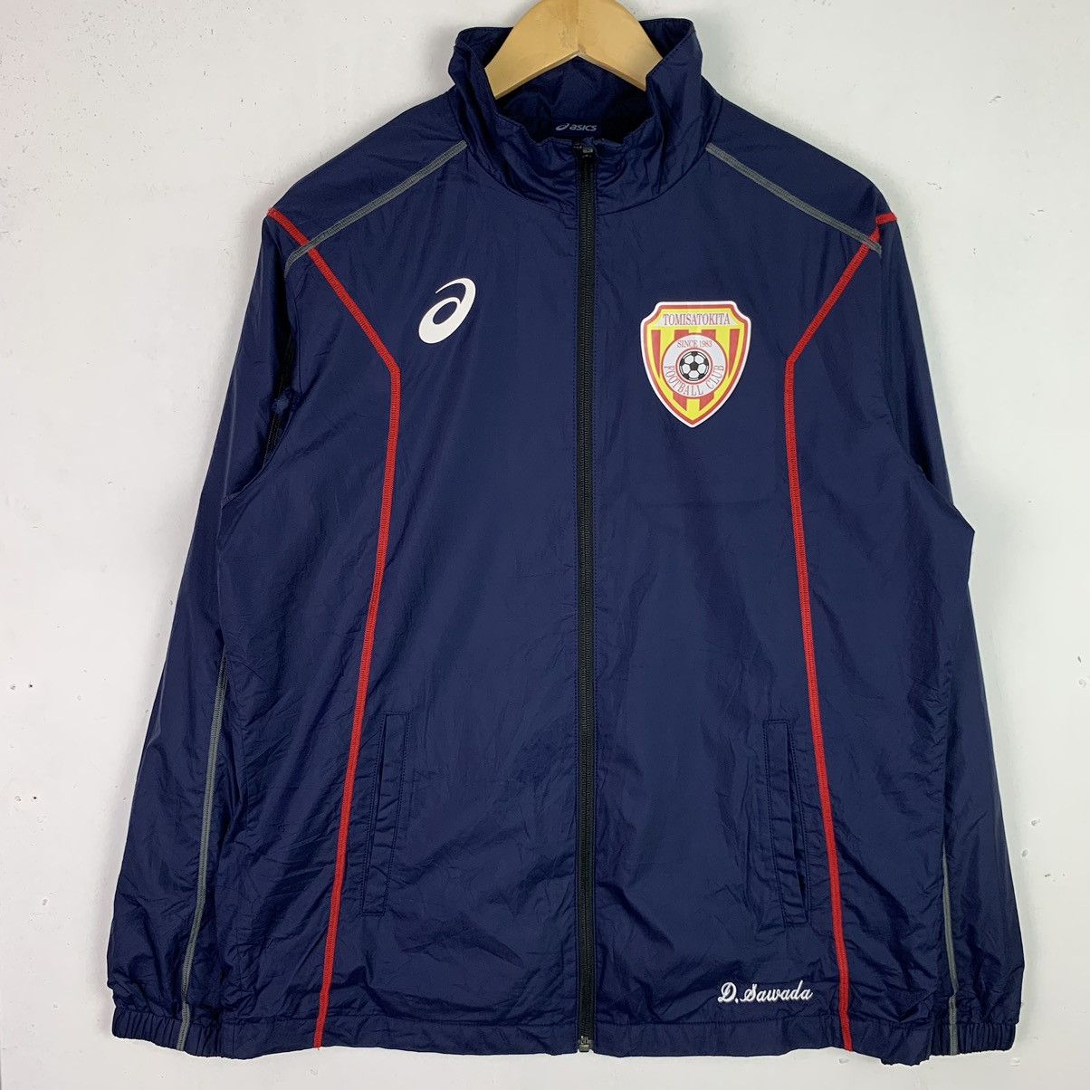 Japanese Brand Vintage Full zipper windbreaker jacket Size US L / EU 52-54 / 3 - 1 Thumbnail