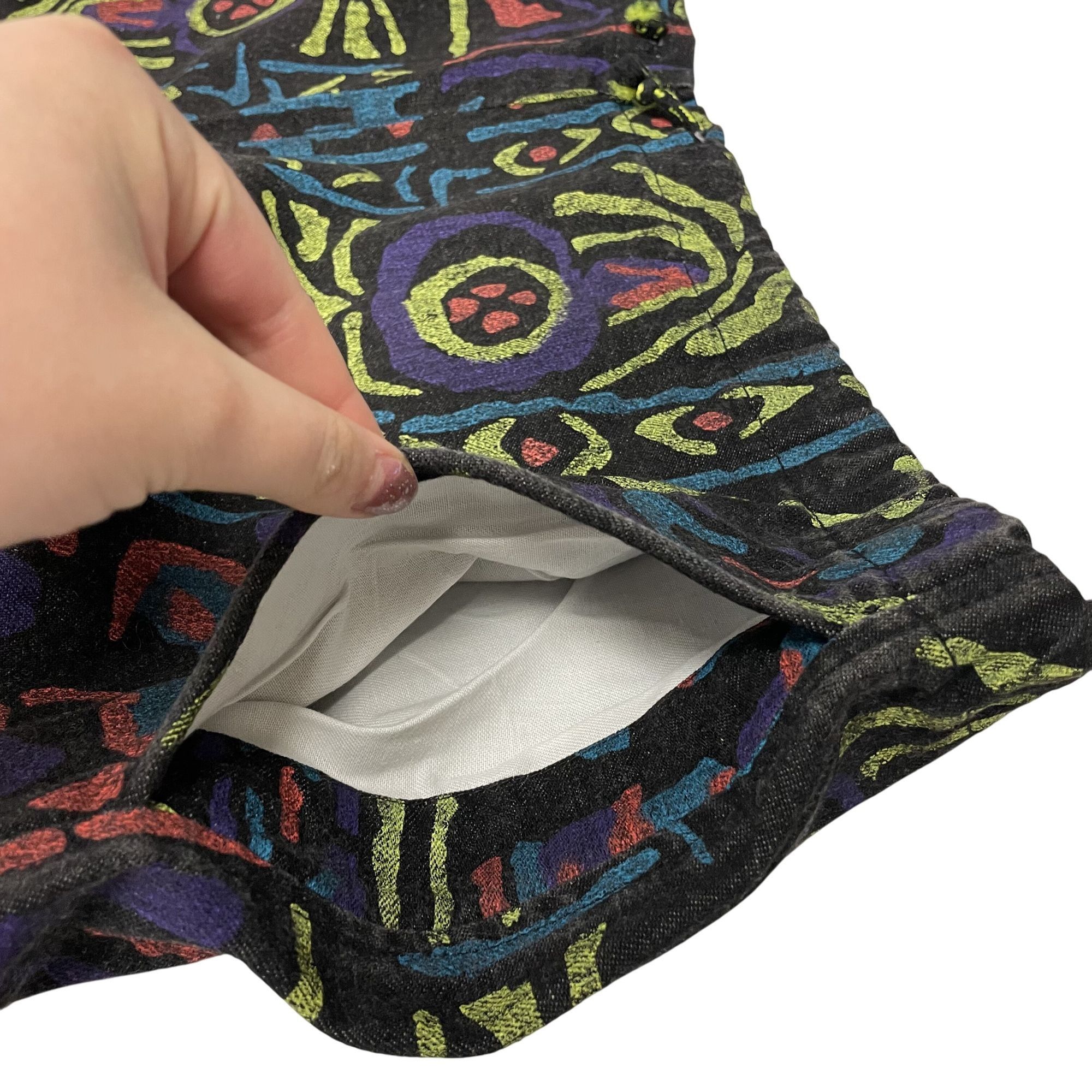 Levi's NOS New Vtg Levi's Silver Tab Black NEON Painted Shorts Size US 40 / EU 56 - 12 Thumbnail