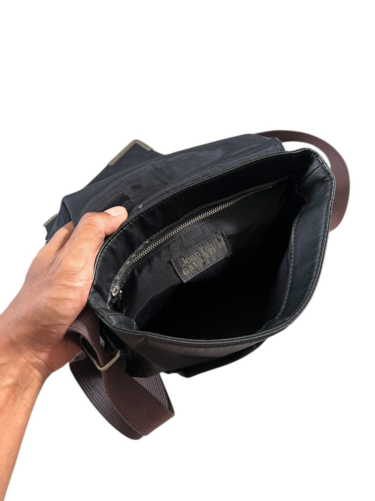 Jean Paul Gaultier 1990s Jean Paul Gaultier Leather Sling Bag Size ONE SIZE - 10 Thumbnail
