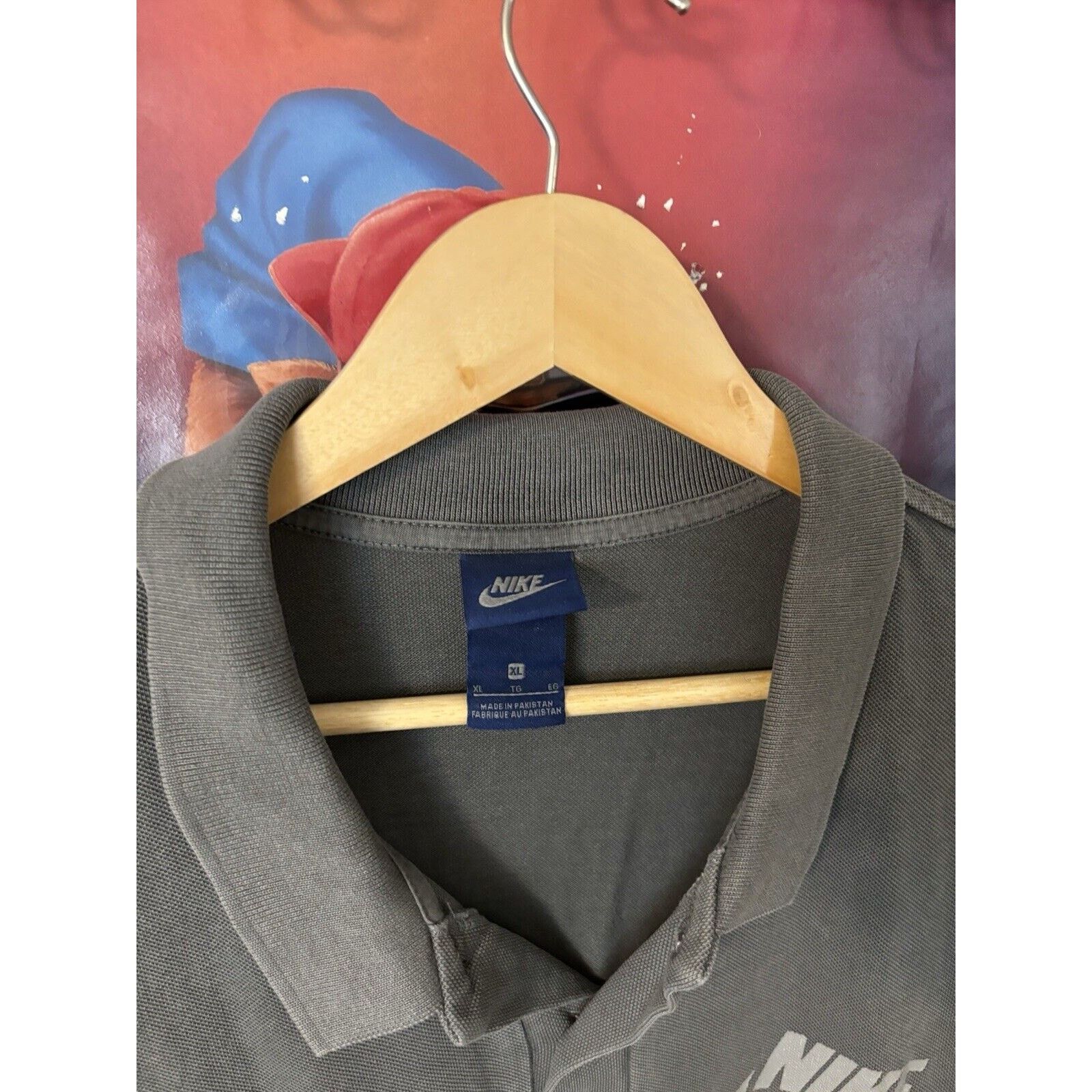 Nike Vintage nike grey blue polo button up size XL Rare Size US XL / EU 56 / 4 - 3 Thumbnail