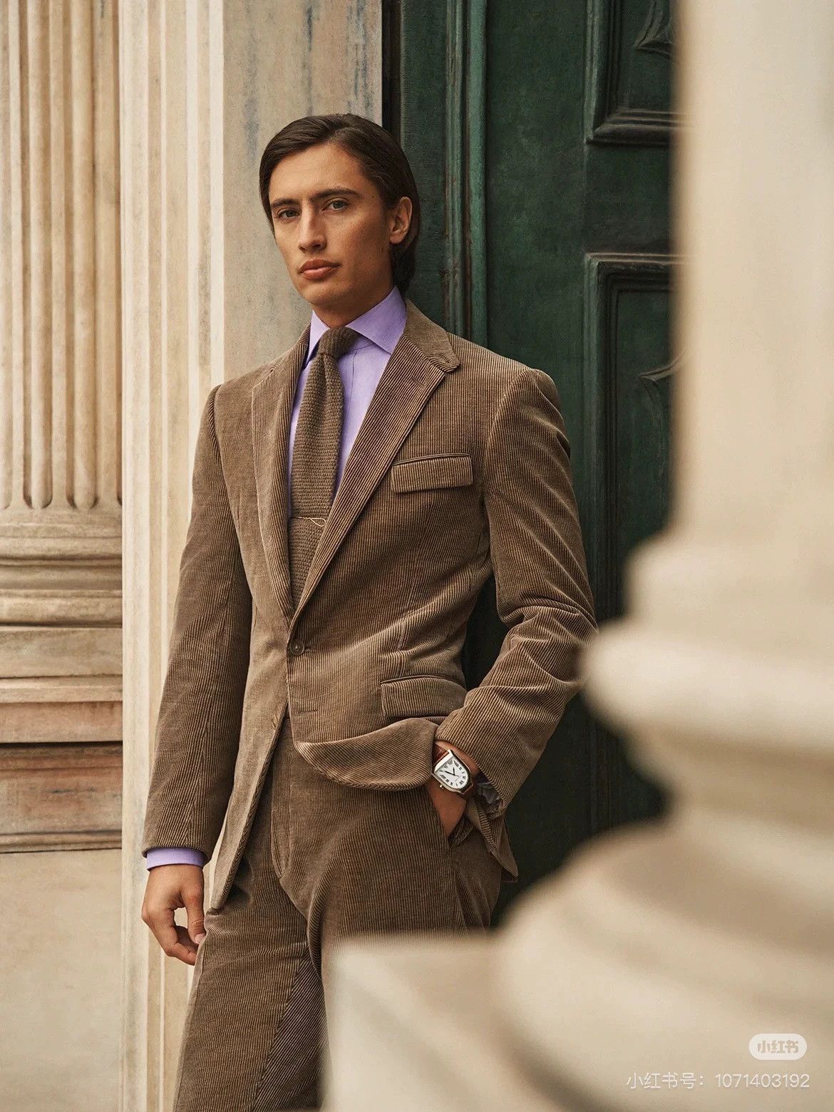 RRL Ralph Lauren RRL Purple Label Kent Cashmere Corduroy Blazer Italy 40 Size 40R - 2 Thumbnail