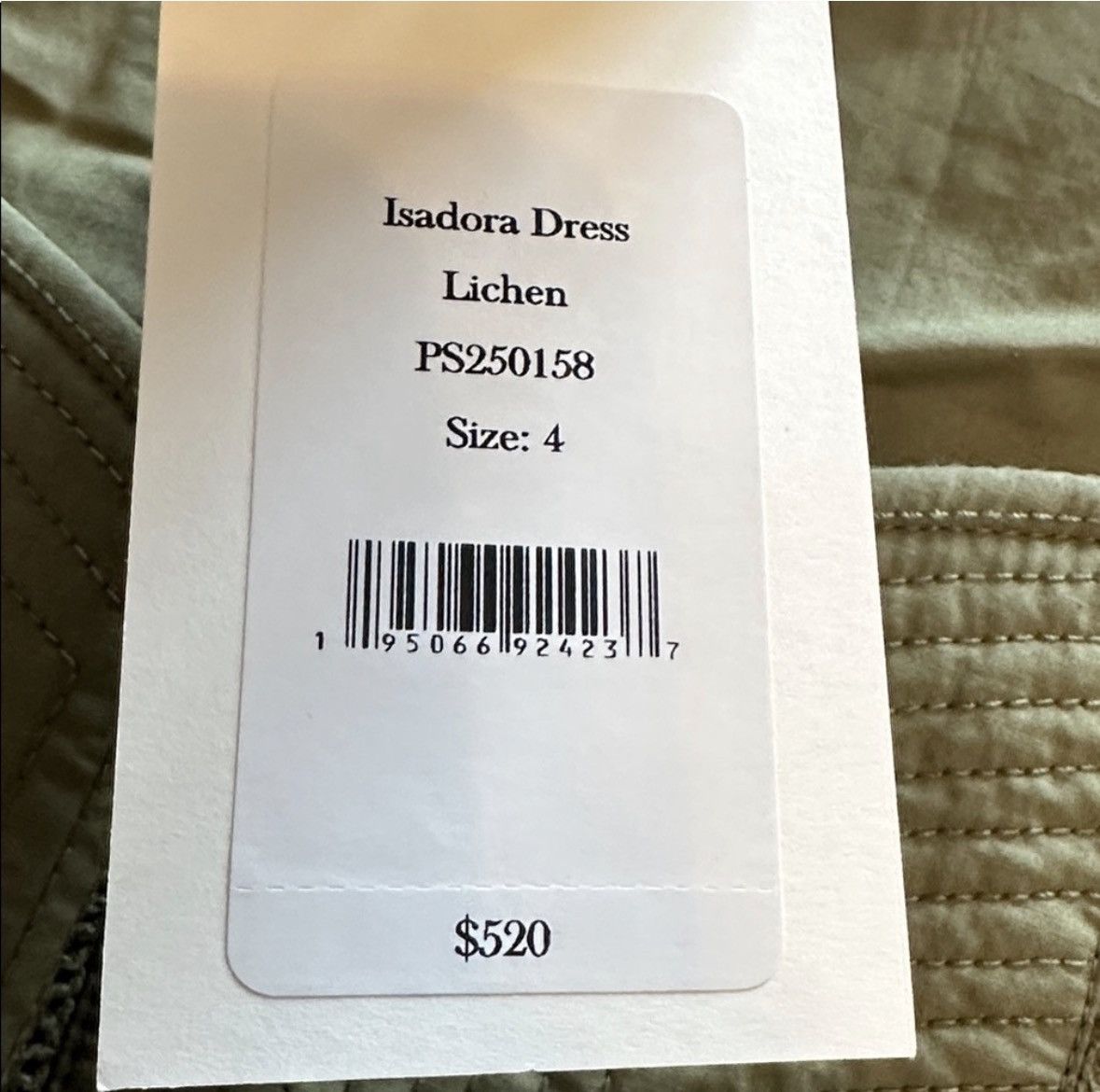Ulla Johnson NWT Ulla Johnson Isadora Dress - Lichen Size 4 Size S / US 4 / IT 40 - 6 Thumbnail