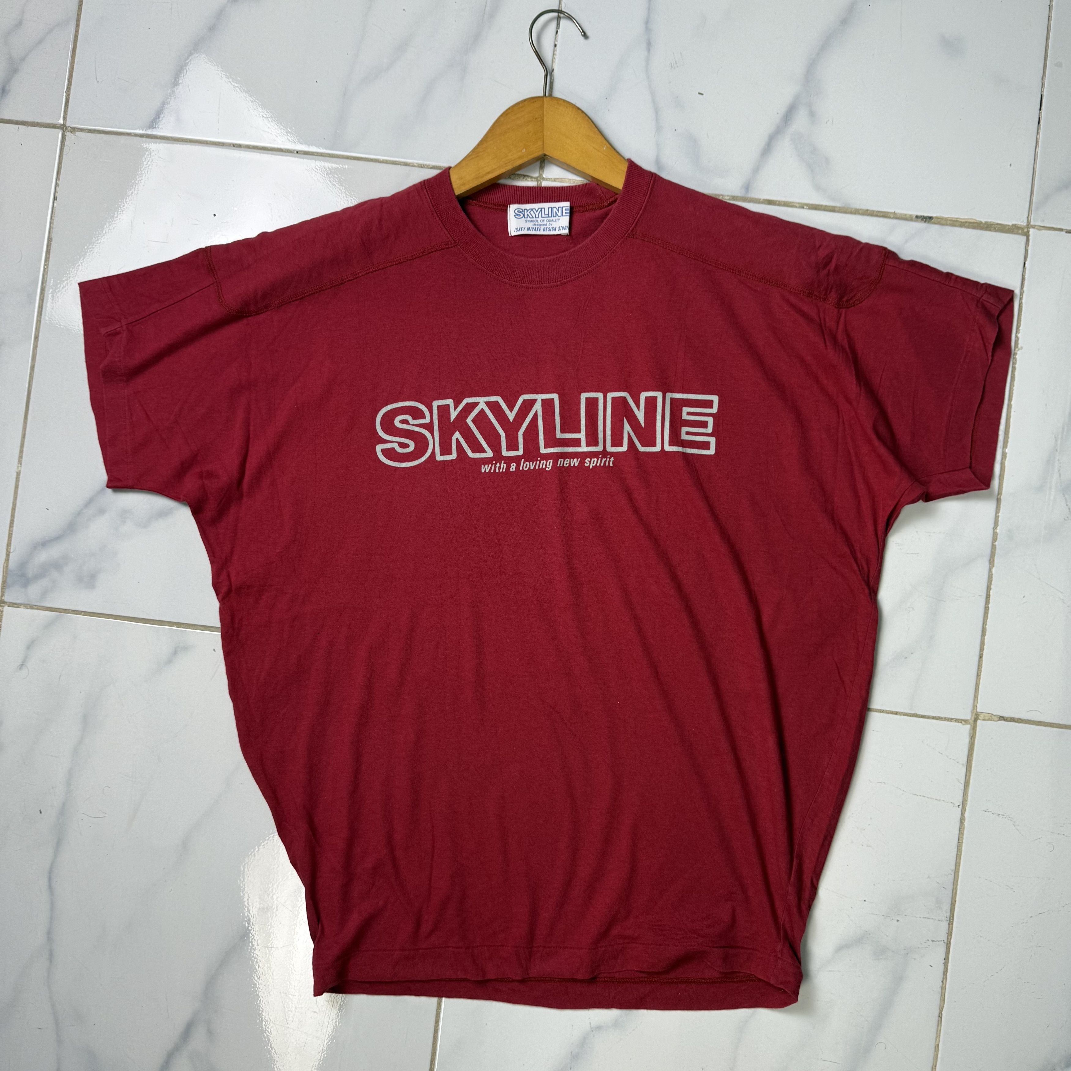Issey Miyake Vintage Issey Skyline Tshirt Size US M / EU 48-50 / 2 - 1 Thumbnail
