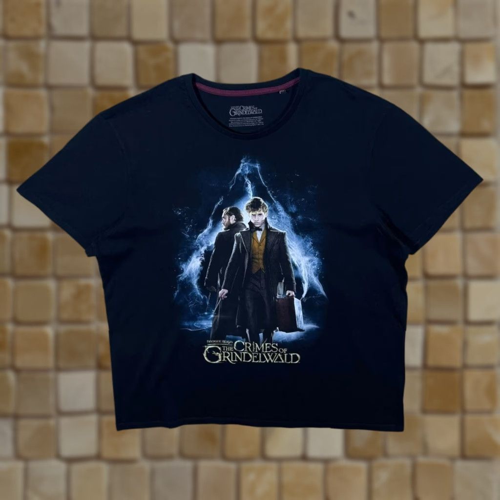 Vintage Fantastic Beasts The Crimes Of Grindelwald Graphic Black T-Shirt XXL Men Shirt Short Sleeve Round Neck 2XL Size US XXL / EU 58 / 5 - 1 Thumbnail