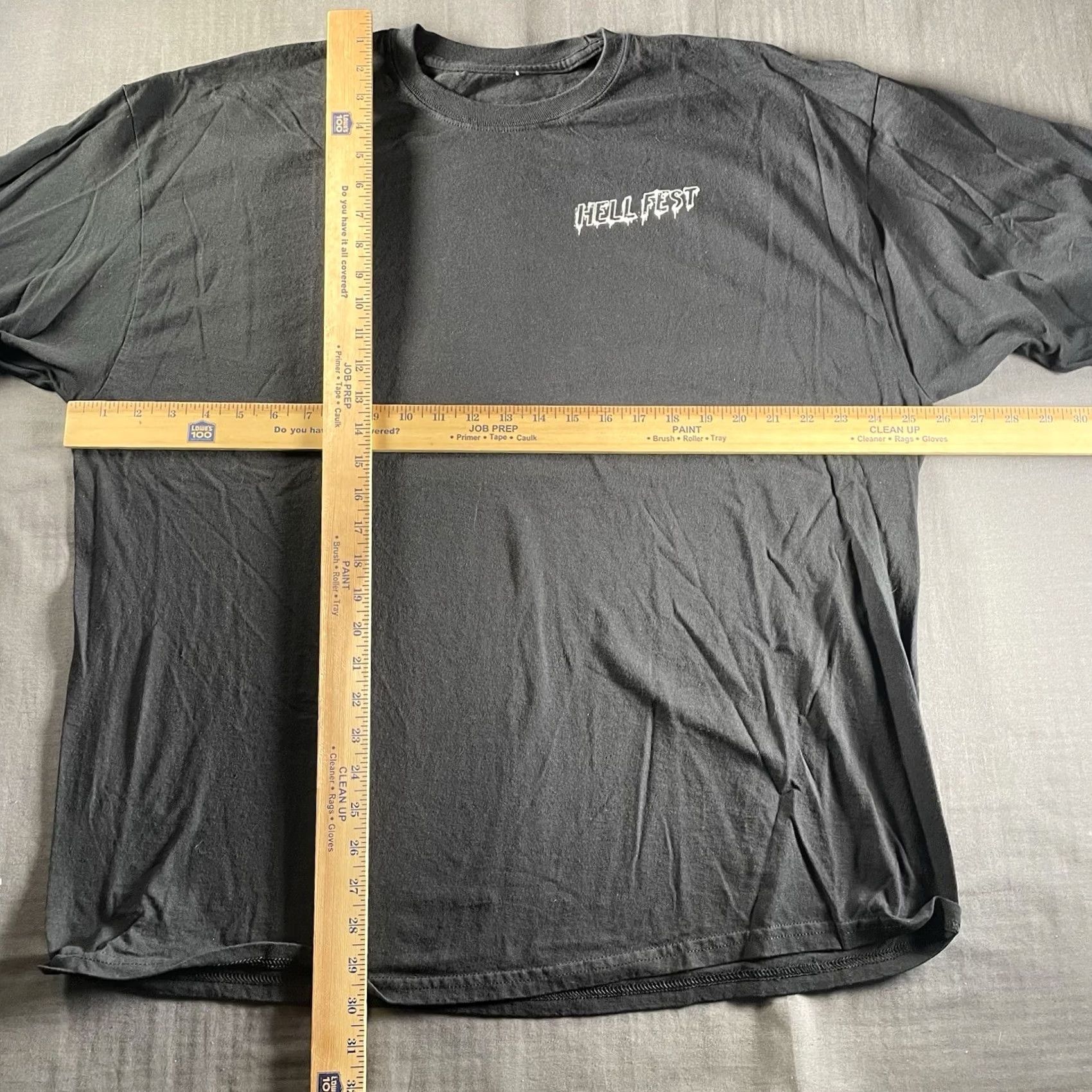 Vintage HELL FEST MOVIE Shirt Men's Long Sleeve TEE SHIRT 2XL Map PROMO Black Size US XXL / EU 58 / 5 - 7 Thumbnail