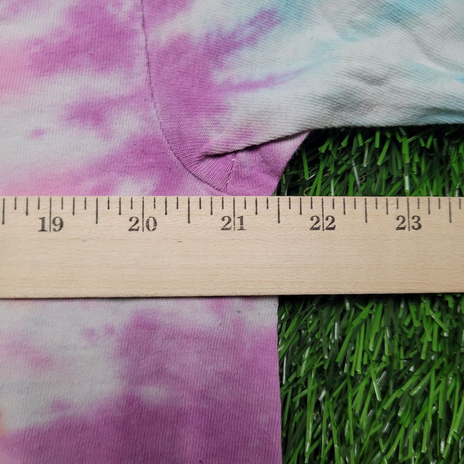 Other AC/DC High Voltage Pastel Tie-Dye Super Cropped Tee Womens L Size L / US 10 / IT 46 - 5 Thumbnail