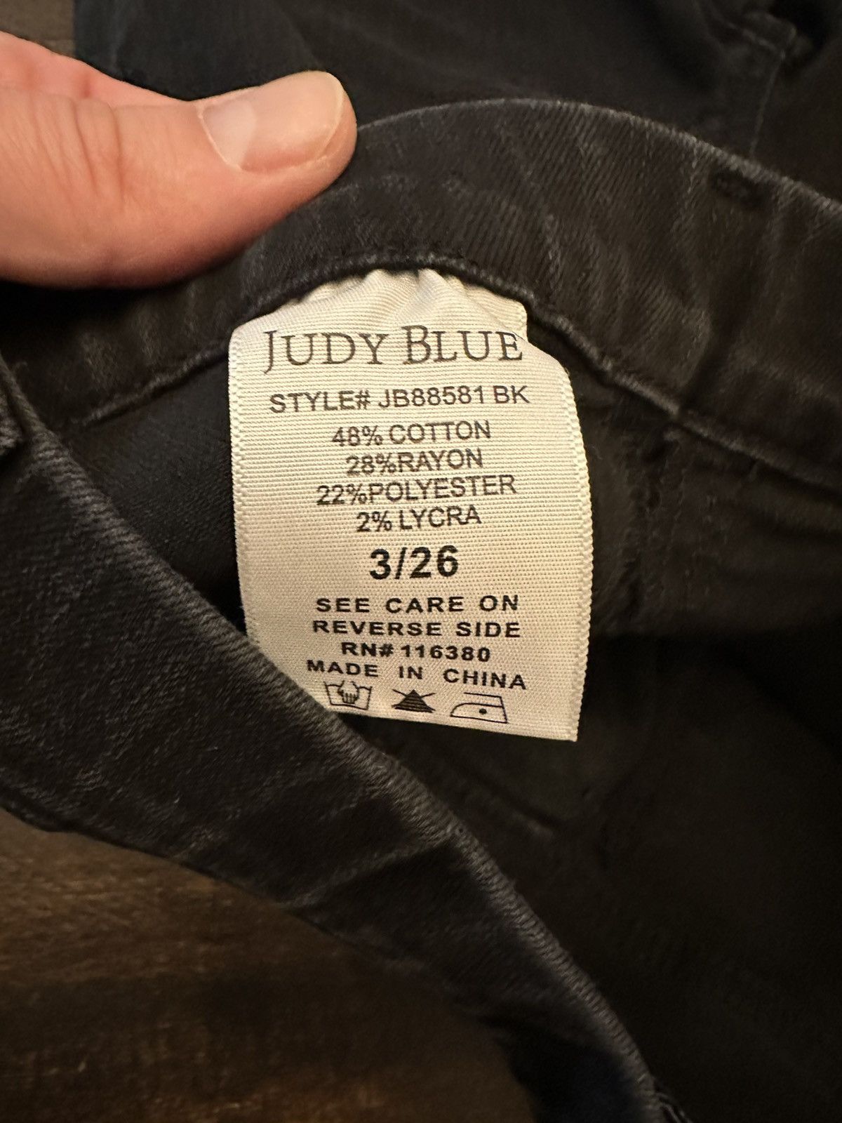 Judy Blue Judy Blue Womens Denim Jeggings Pull-On Stretch-Juniors Sz 3 Size 26" / US 2 / IT 38 - 7 Thumbnail