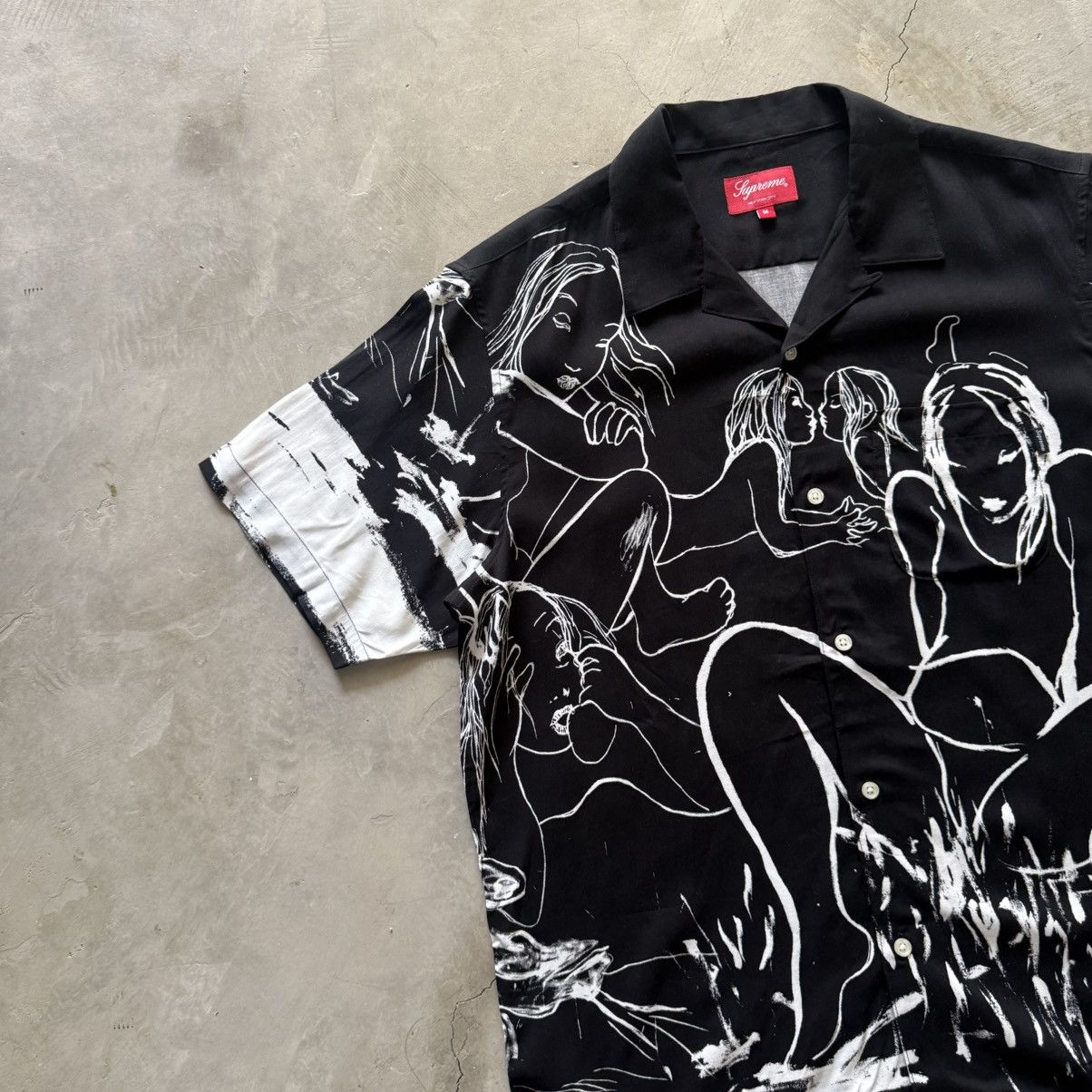 Supreme Supreme Rita Ackermann "Heroine" FW19 Button Up Shirt Size US M / EU 48-50 / 2 - 2 Thumbnail