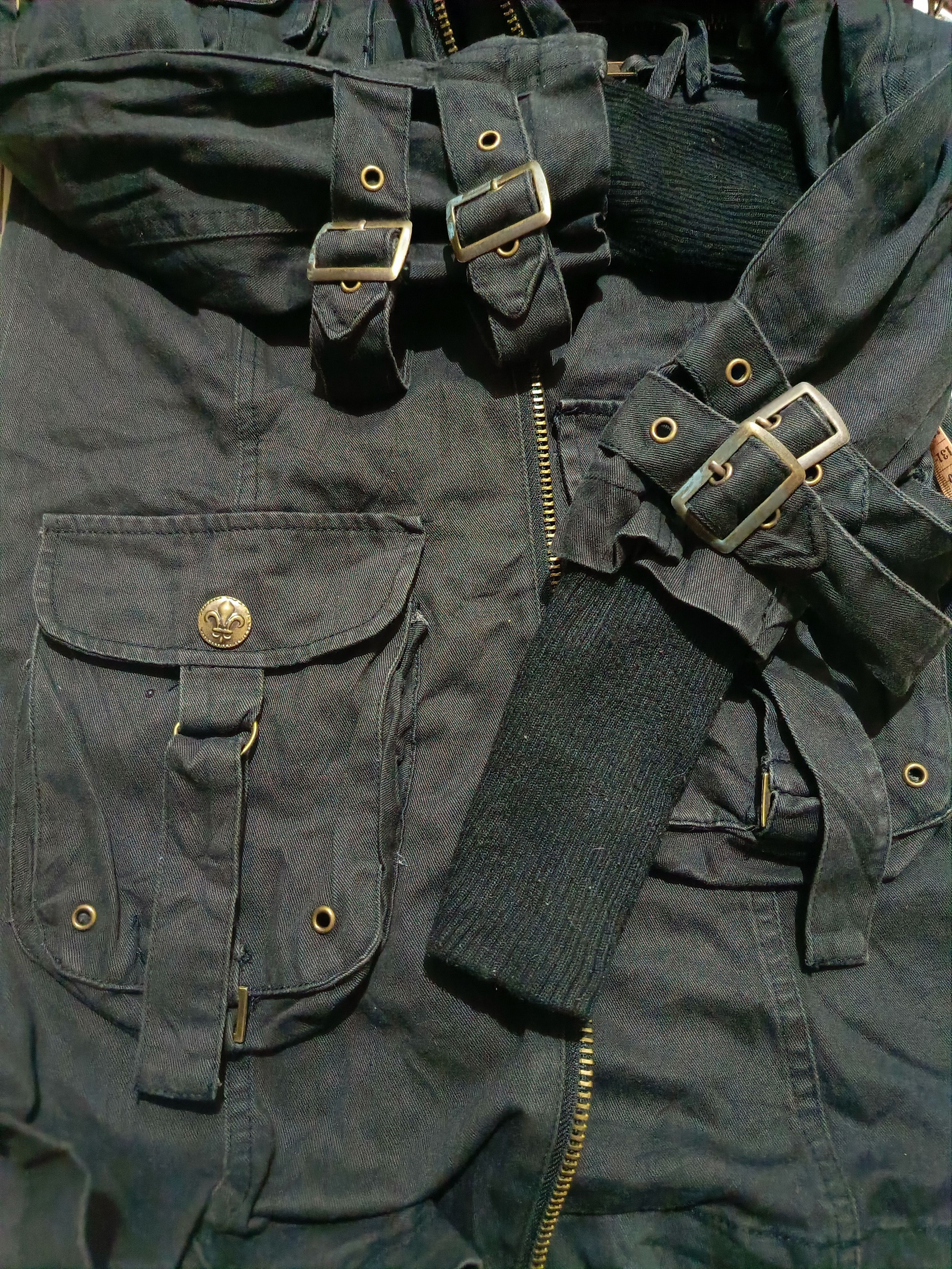 14th Addiction Rioted MAD GIRL Seditionaries Strap Punk Long Coat Size L / US 10 / IT 46 - 4 Thumbnail