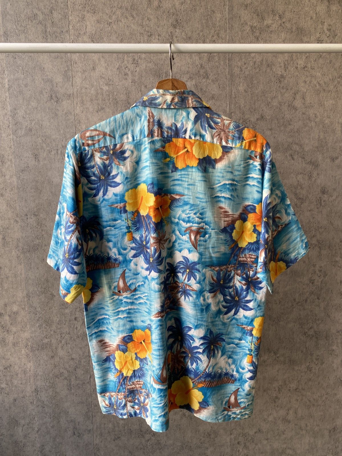 Japanese Brand Vintage 60s/70s Gold Fish Japan Hawaiian Shirt Size US M / EU 48-50 / 2 - 2 Thumbnail