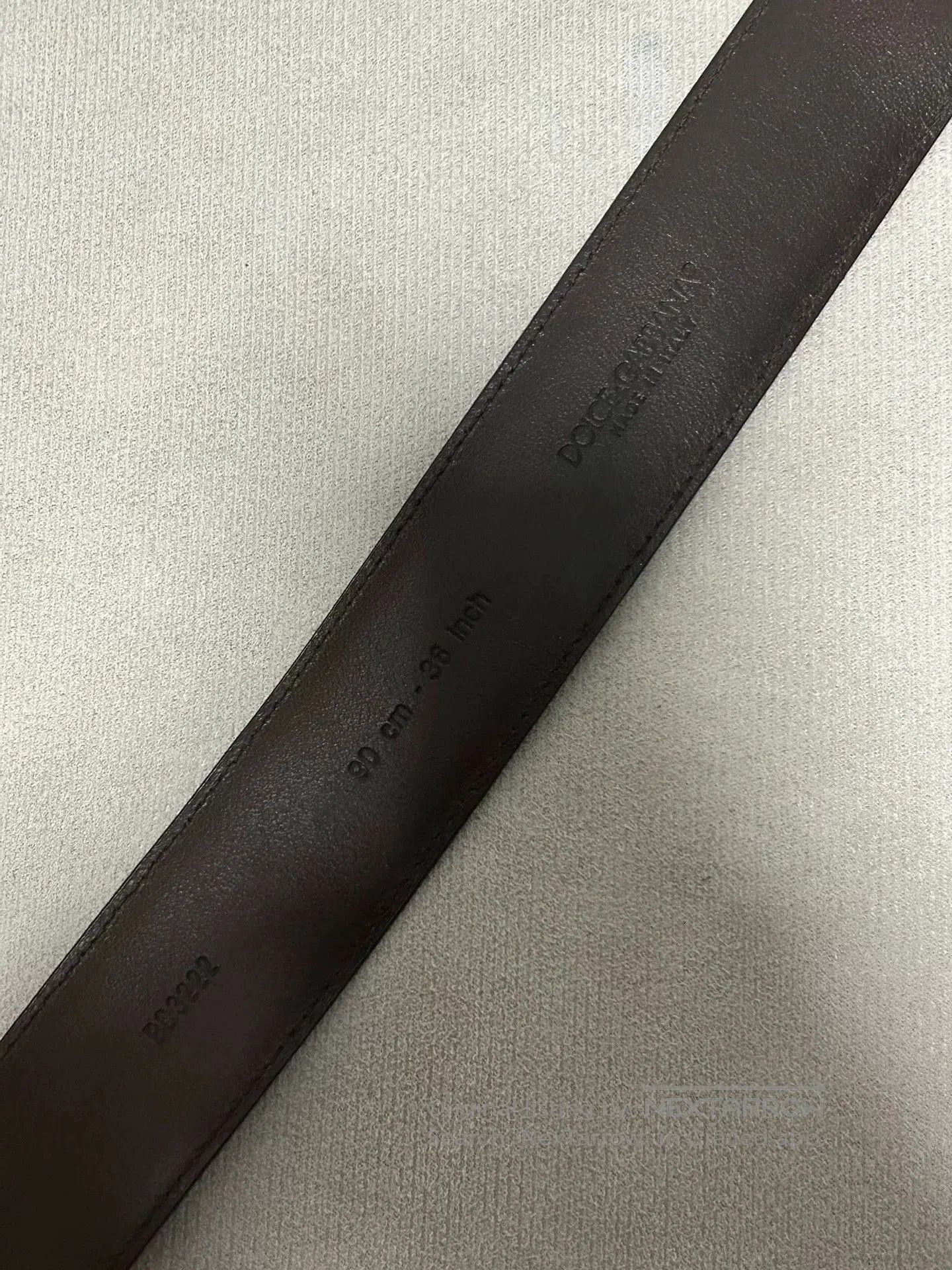 Dolce & Gabbana Dolce&Gabbana Gold Buckle Leather Belt. Size ONE SIZE - 4 Thumbnail