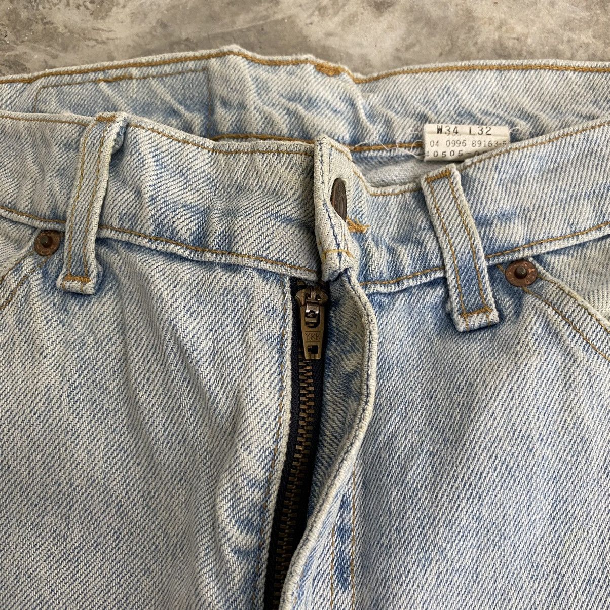 Levi's Vintage 1996 Levis 505 Orange Tab Light Blue Dirty Jeans Size US 34 / EU 50 - 7 Thumbnail