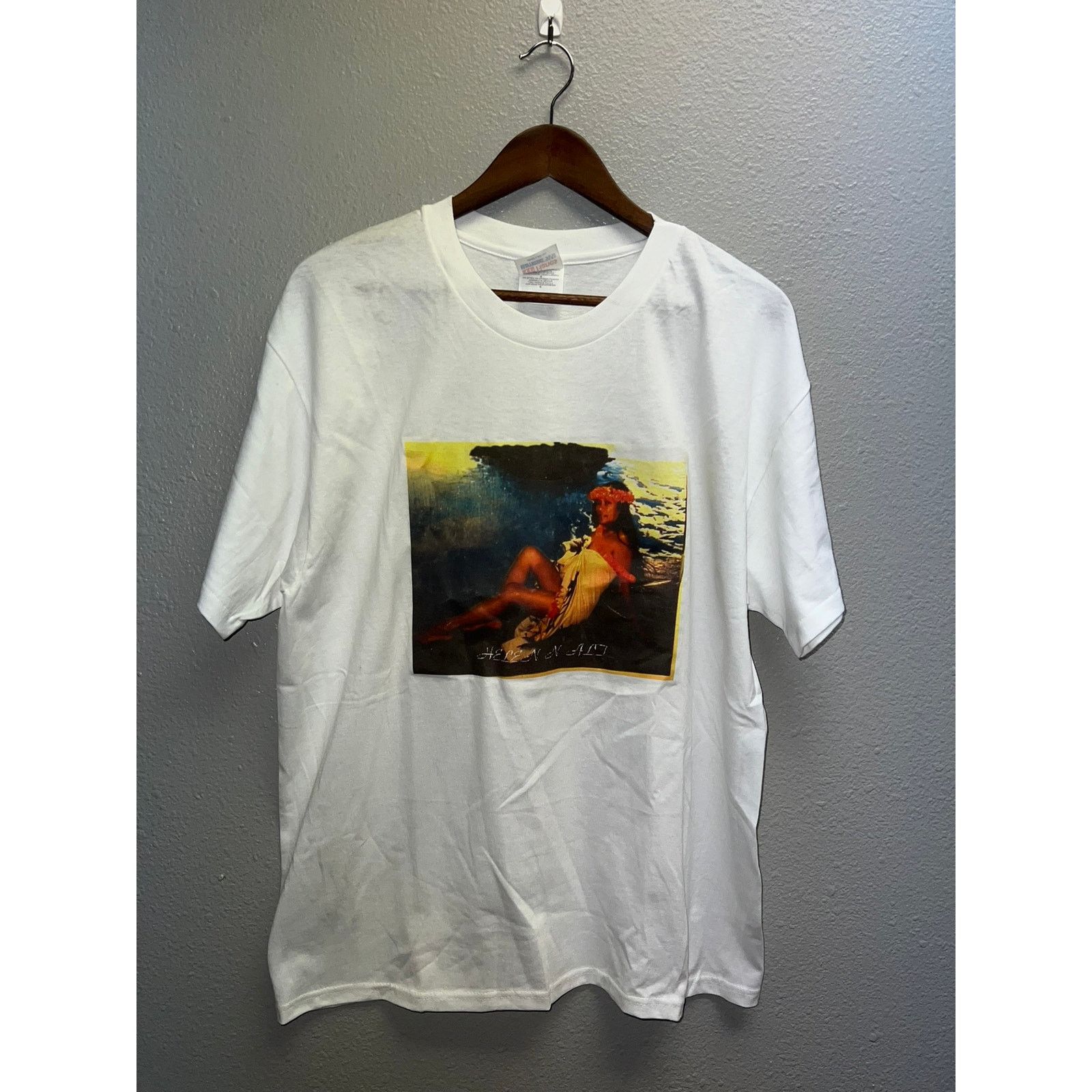 Hanes Vinage Helen N Alt Shirt JR Wahines Hawaii Hawaiian Girl 90s Size US L / EU 52-54 / 3 - 1 Thumbnail