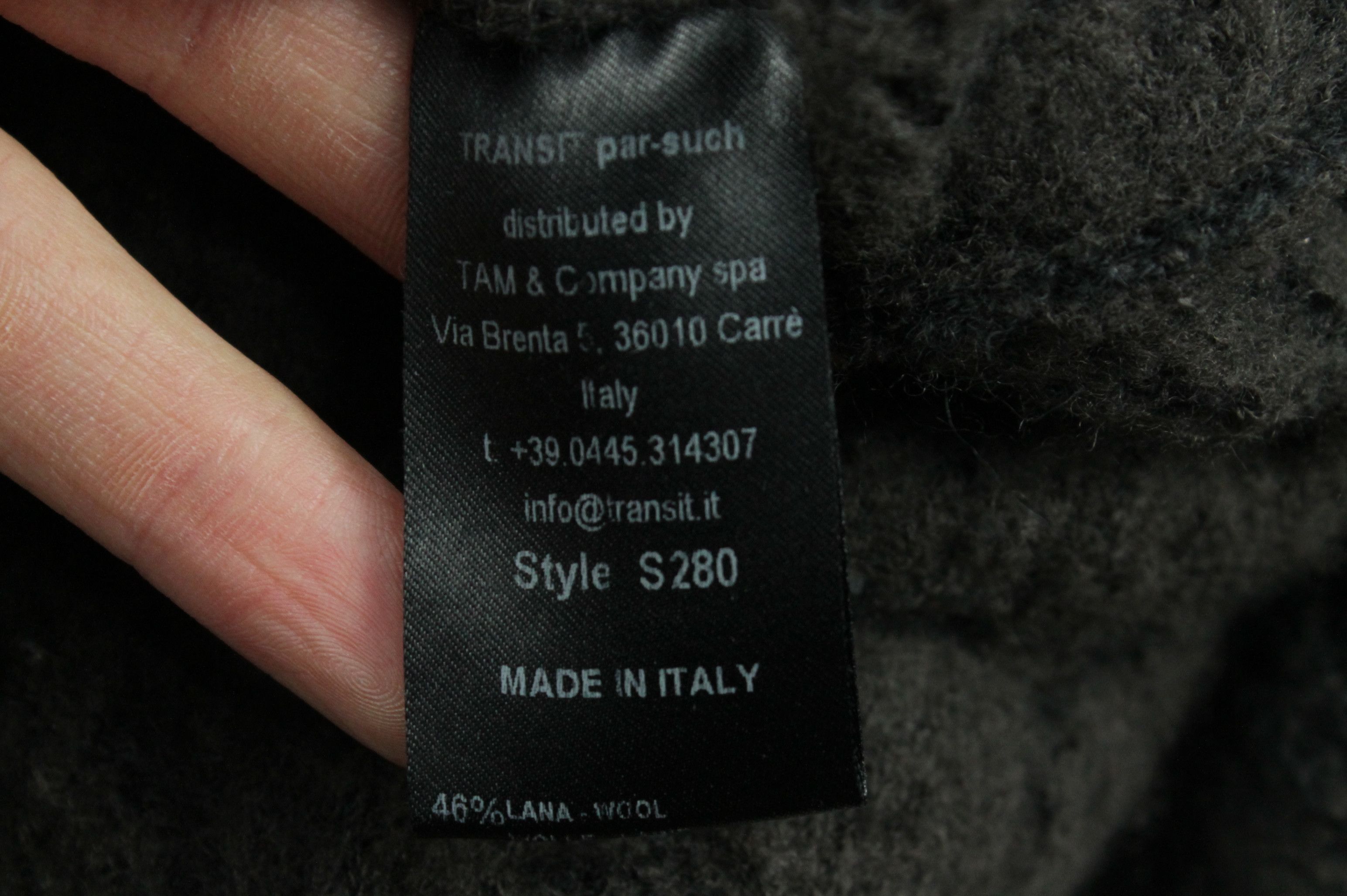 Transit Transit Par-Such Wool Mohair Blend Lagenlook Coat Size L / US 10 / IT 46 - 12 Thumbnail