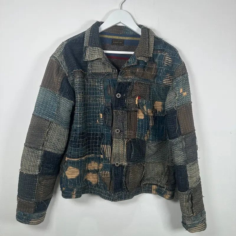Kapital Kapital Boro Wool Lined Denim Jacket Size 3 Size US L / EU 52-54 / 3 - 1 Thumbnail