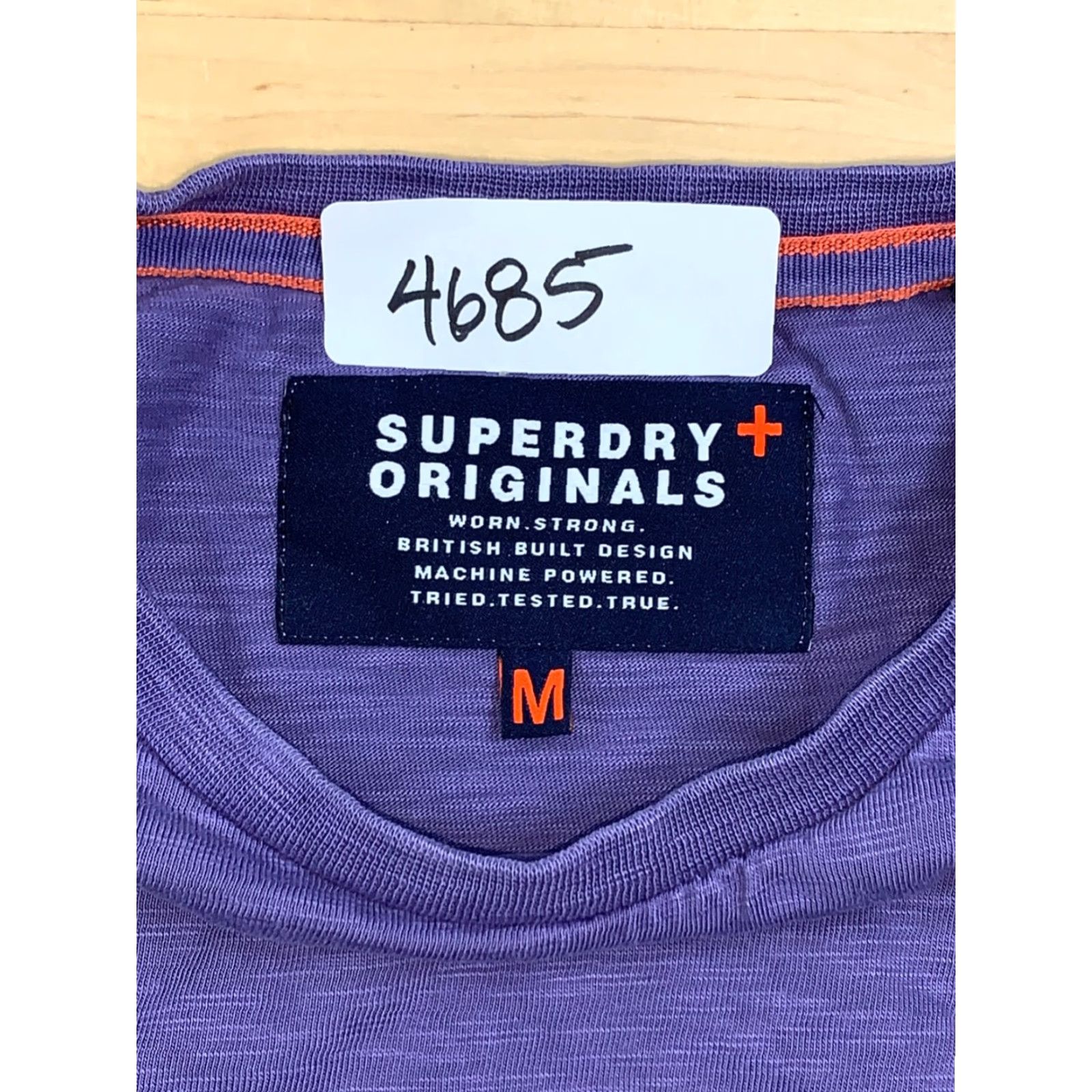 Superdry Super Dry Pocket T Shirt M Purple Short Sleeve Men Size US M / EU 48-50 / 2 - 3 Thumbnail