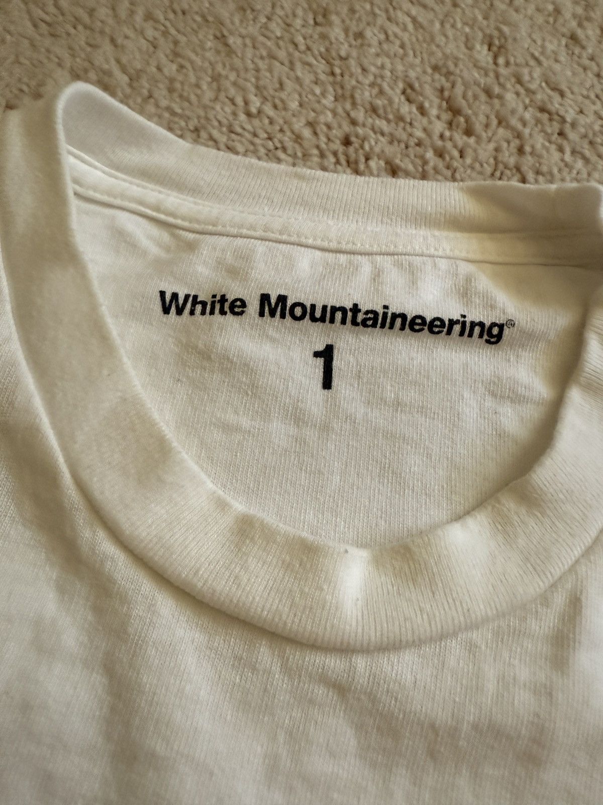 White Mountaineering White Mountaineering white tee Size US S / EU 44-46 / 1 - 4 Thumbnail