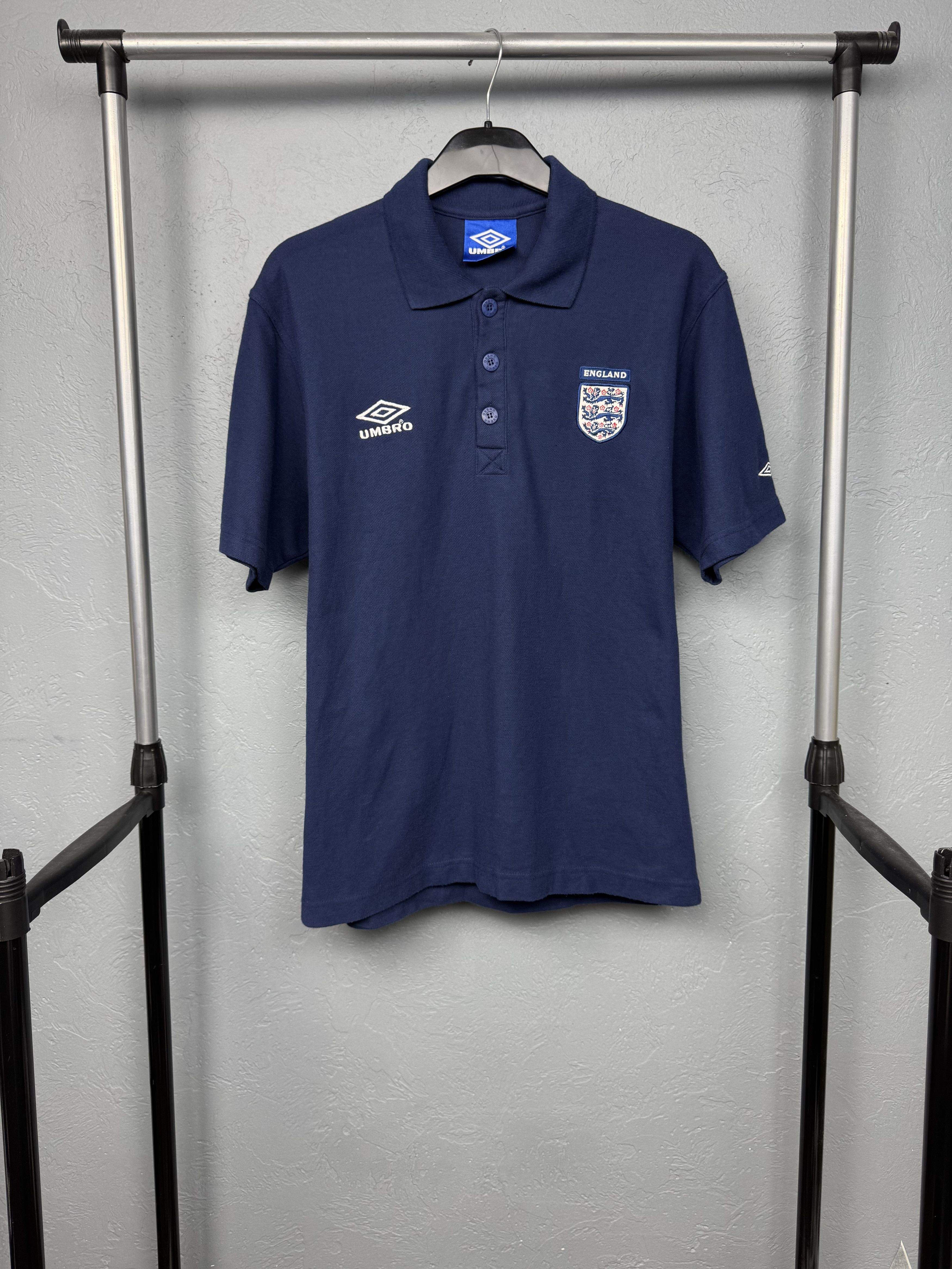 Umbro Umbro England Vintage Mens Polo Shirt Size US S / EU 44-46 / 1 - 1 Thumbnail