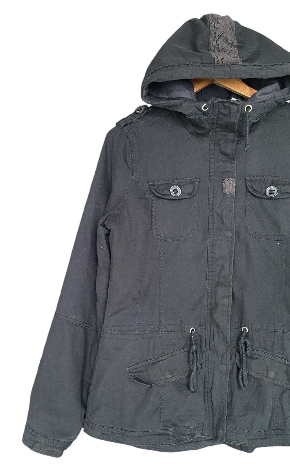 If Only Was True Black ROXY Hoodie Jacket Zipper Size US M / EU 48-50 / 2 - 3 Thumbnail