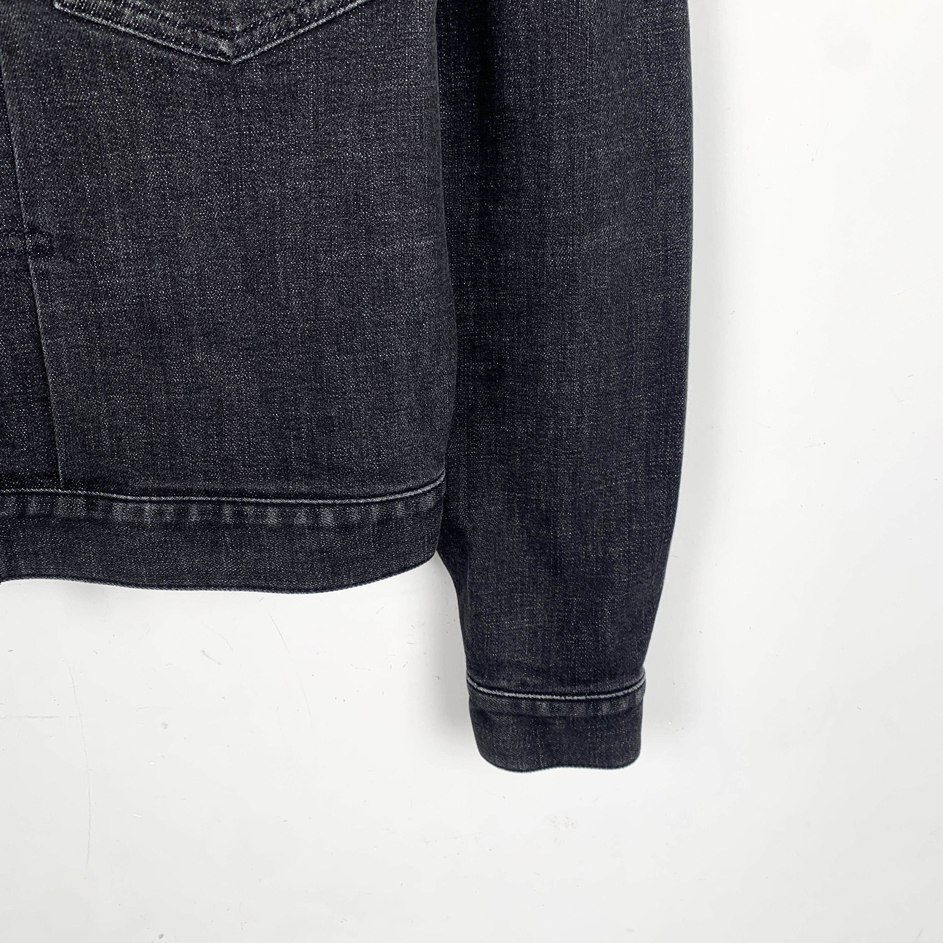 Dior Dior Black Patchwork Cotton Zip Denim Jacket (Size XS) Size XS / US 0-2 / IT 36-38 - 5 Thumbnail
