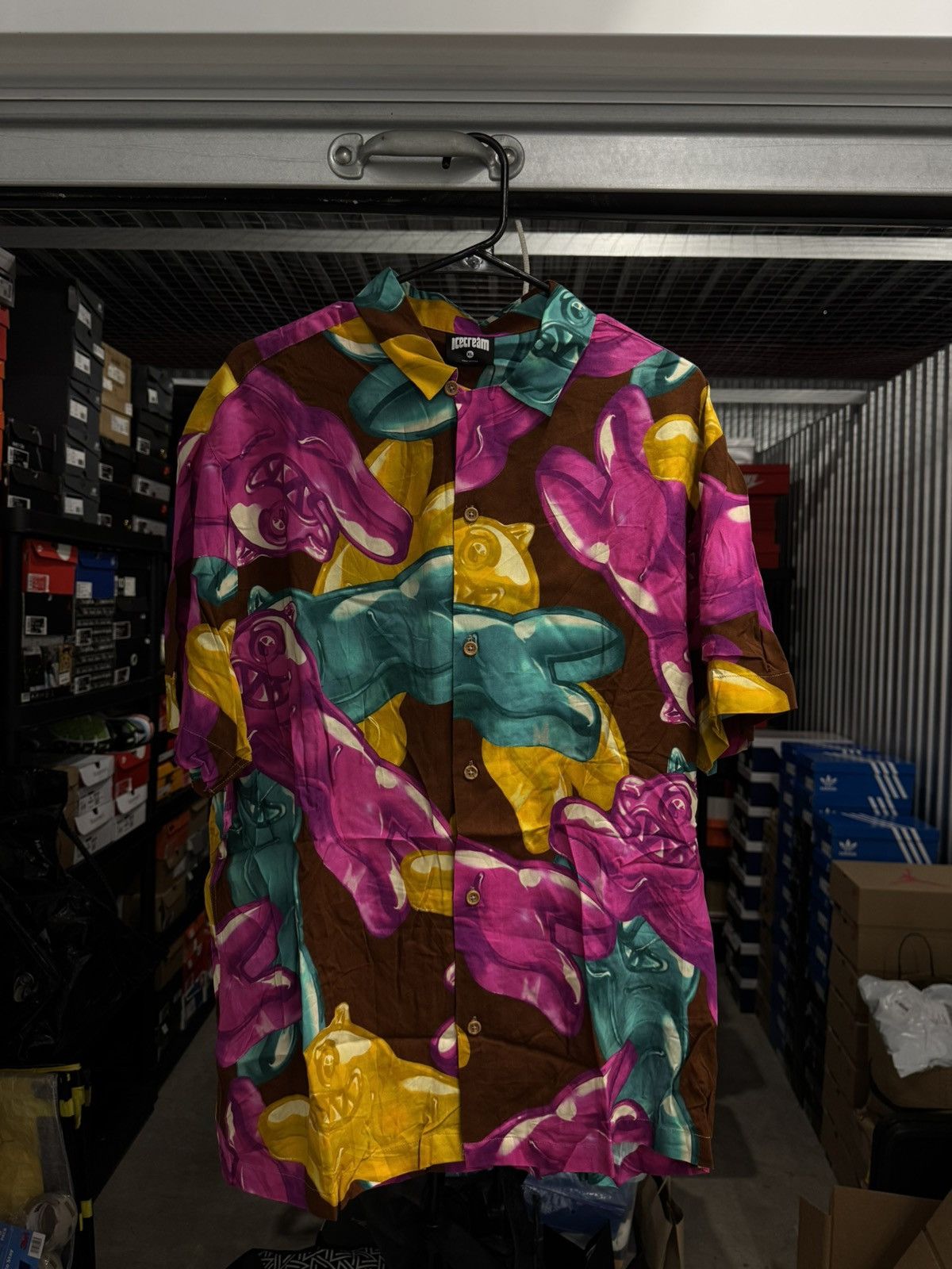 Icecream Ice Cream Short Sleeve Dress Shirt Size XL Size US XL / EU 56 / 4 - 1 Thumbnail