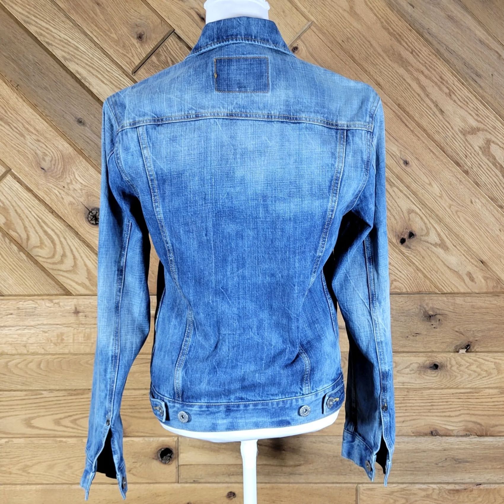 American Eagle Outfitters American Eagle Outfitters Womens Jacket Blue Size S Long Sleeve Denim Size S / US 4 / IT 40 - 4 Thumbnail