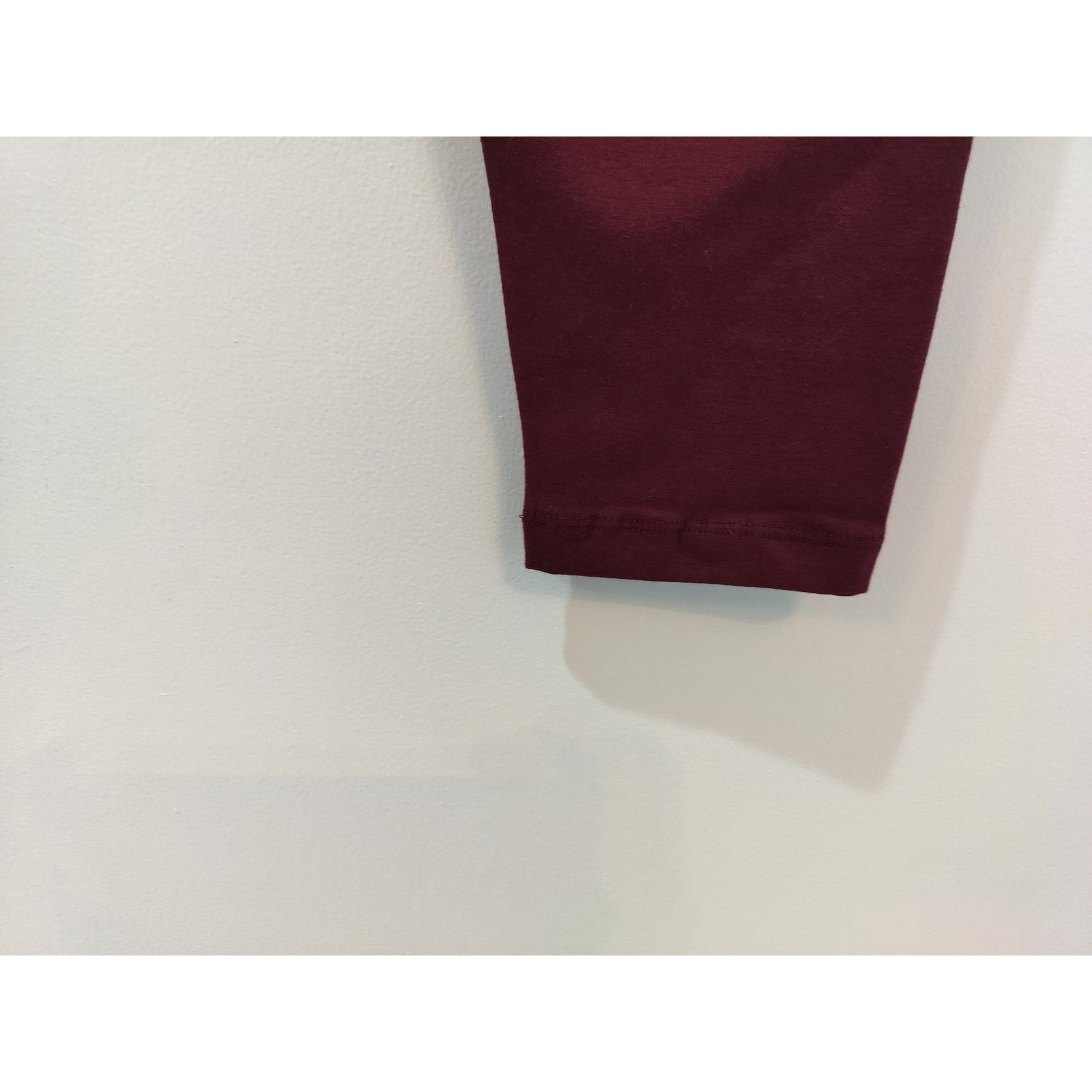 Other Zenana Women’s Large Burgundy Leggings High Waist Pants Size 26" / US 2 / IT 38 - 3 Thumbnail
